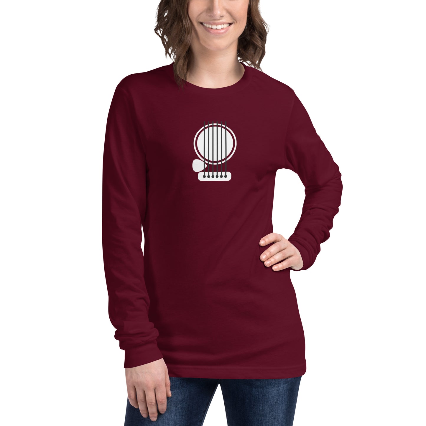 Guitar Strings Body Long Sleeve Tee