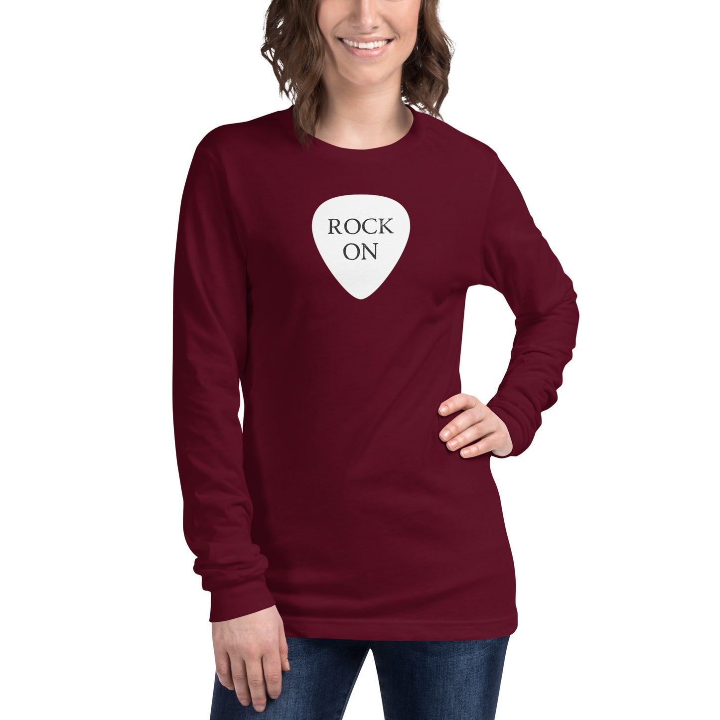 Rock On Pick Long Sleeve Tee