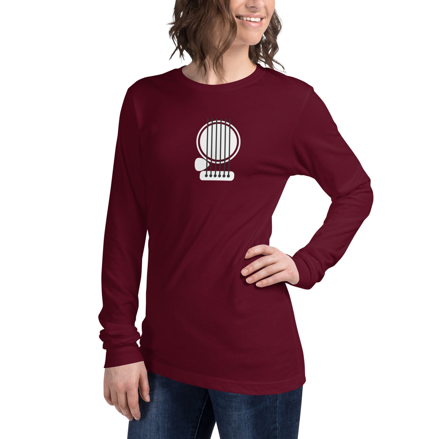 Guitar Strings Body Long Sleeve Tee