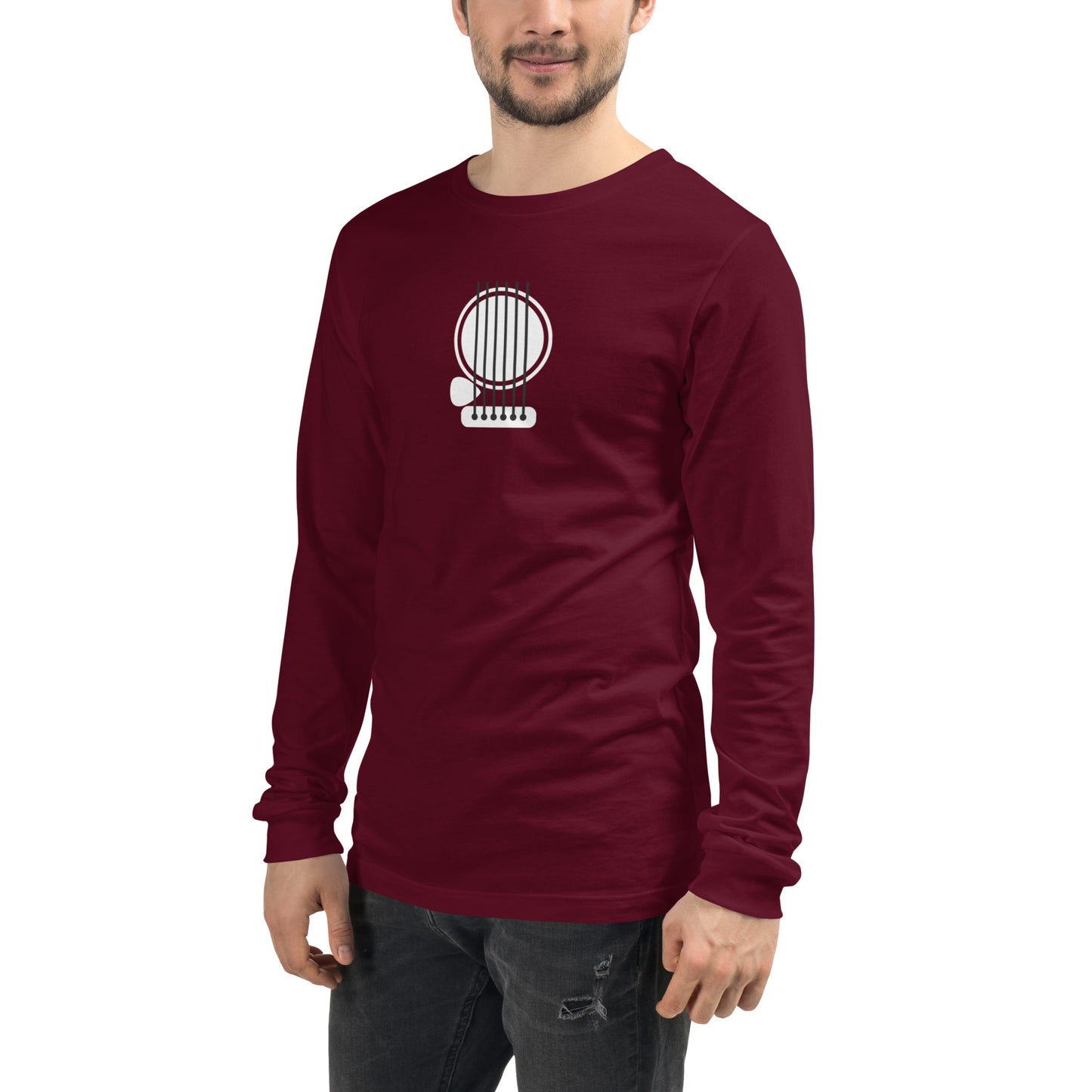 Guitar Strings Body Long Sleeve Tee