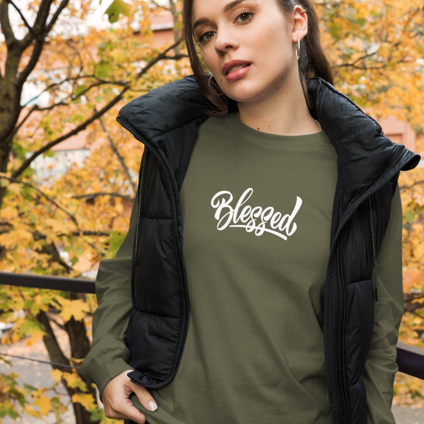 Blessed (white) Long Sleeve Tee