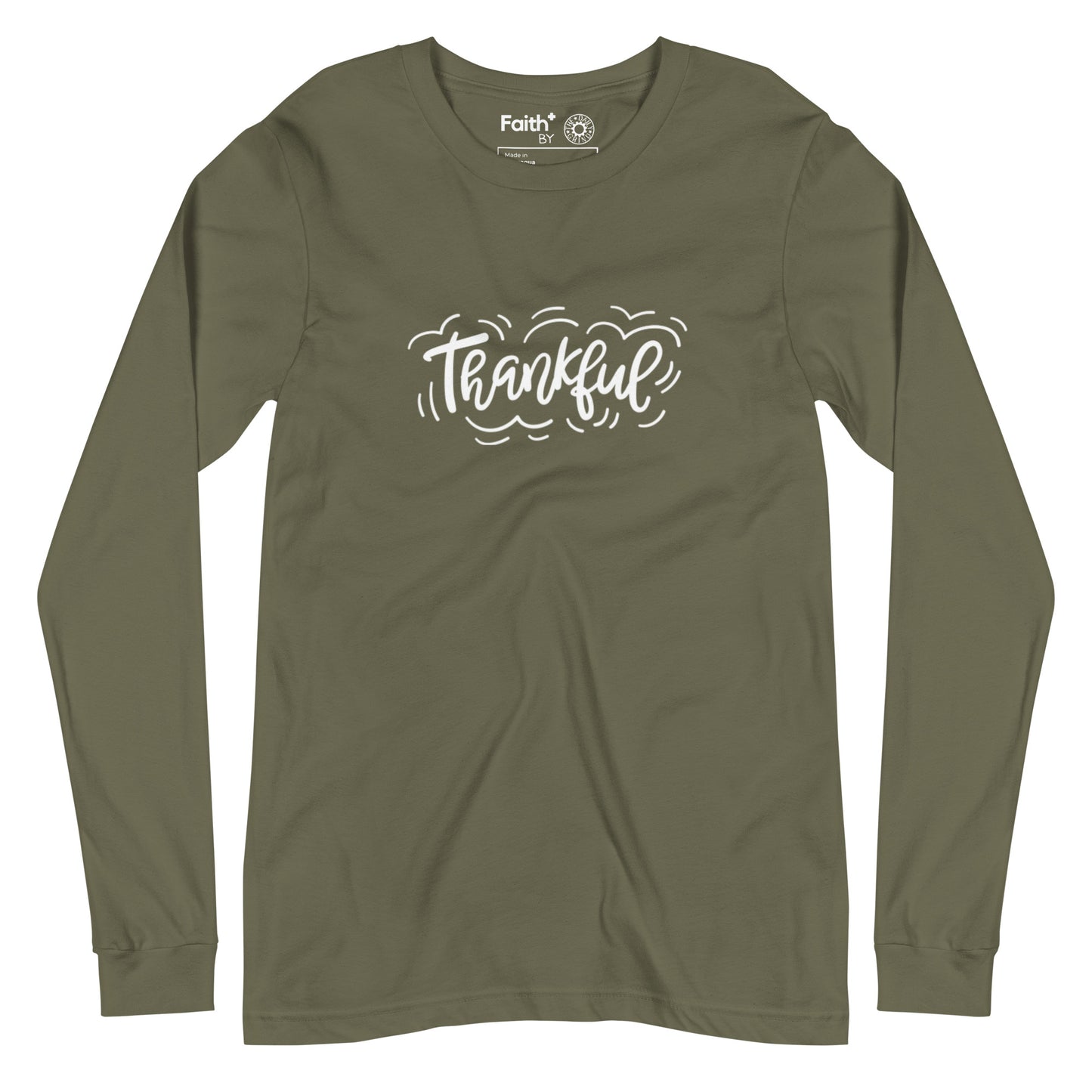 Thankful (white) Long Sleeve Tee