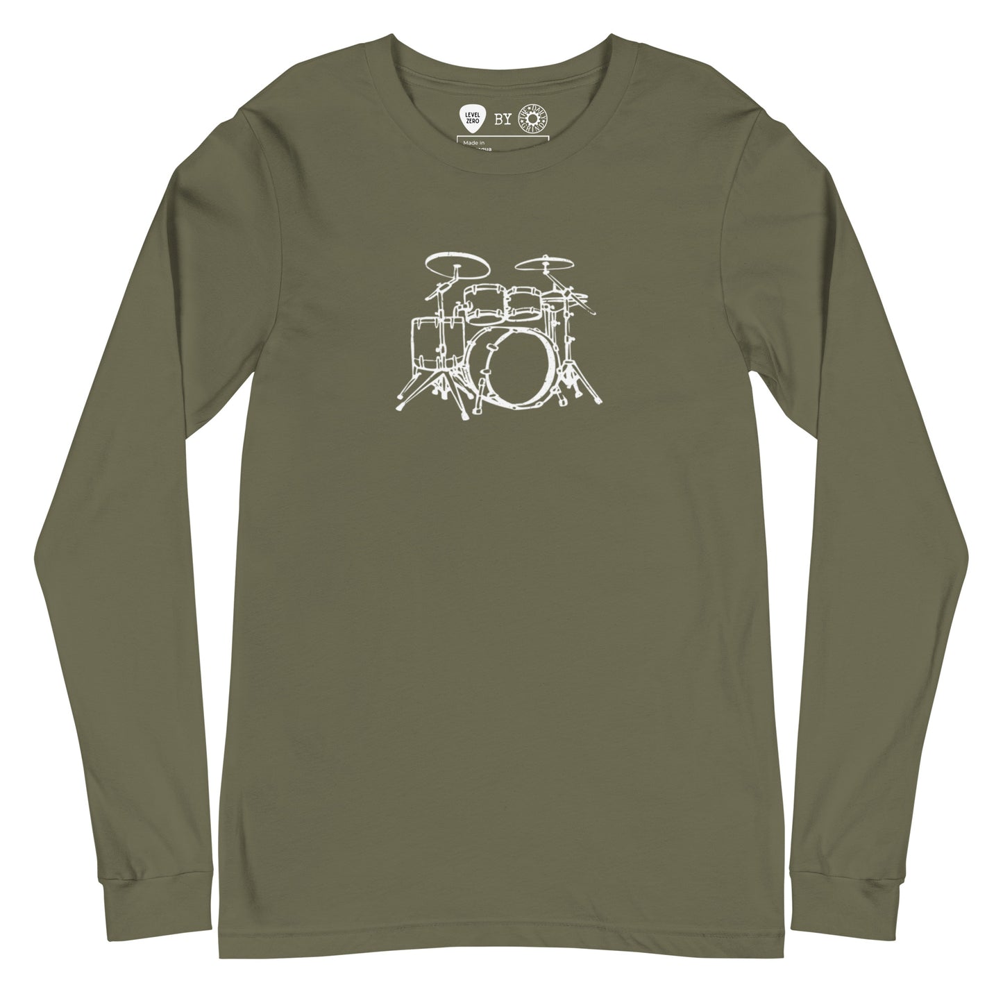 Drum Set Long Sleeve Tee