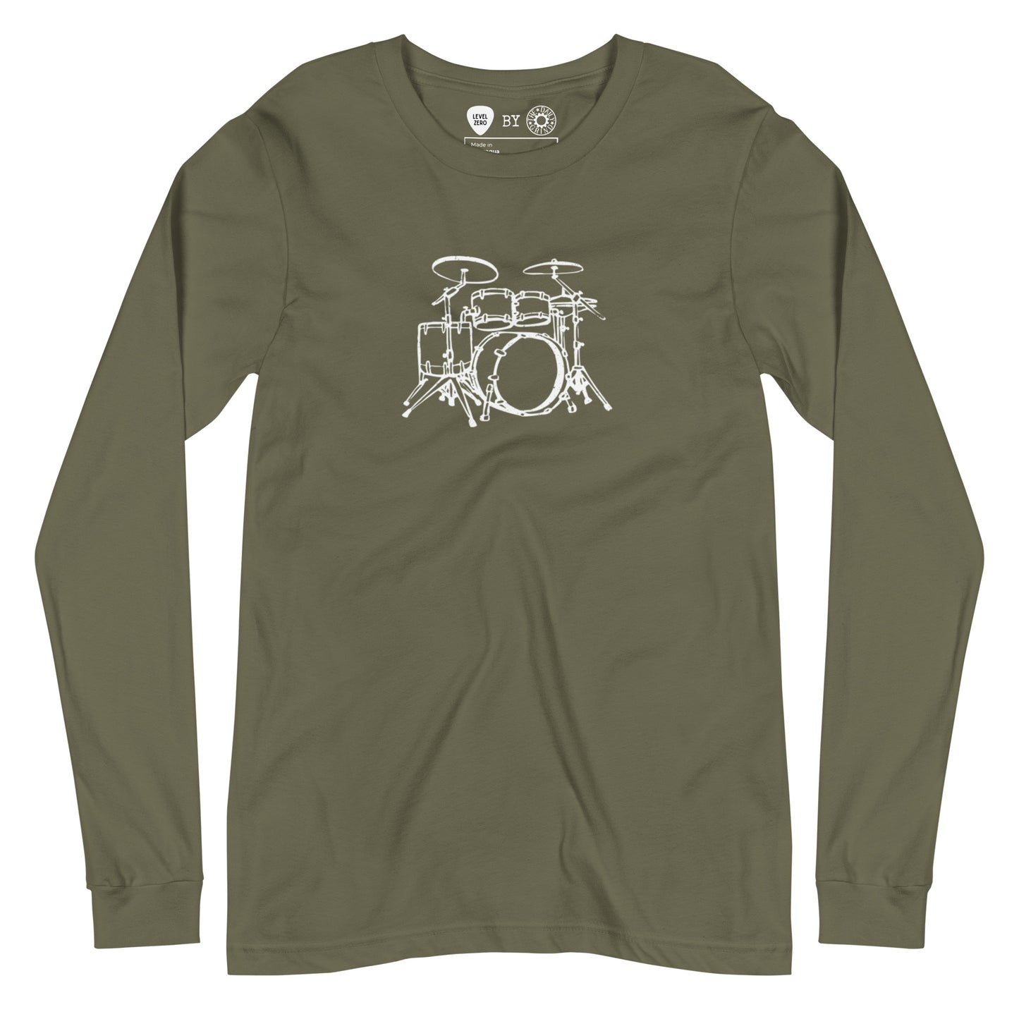 Drum Set Long Sleeve Tee