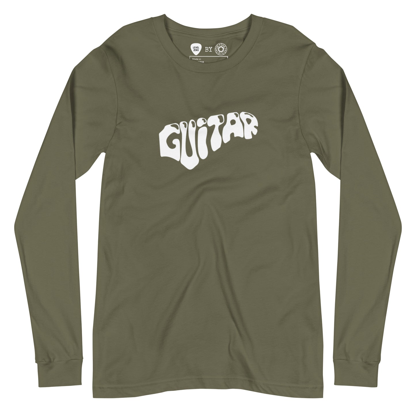 Word Guitar  Long Sleeve Tee