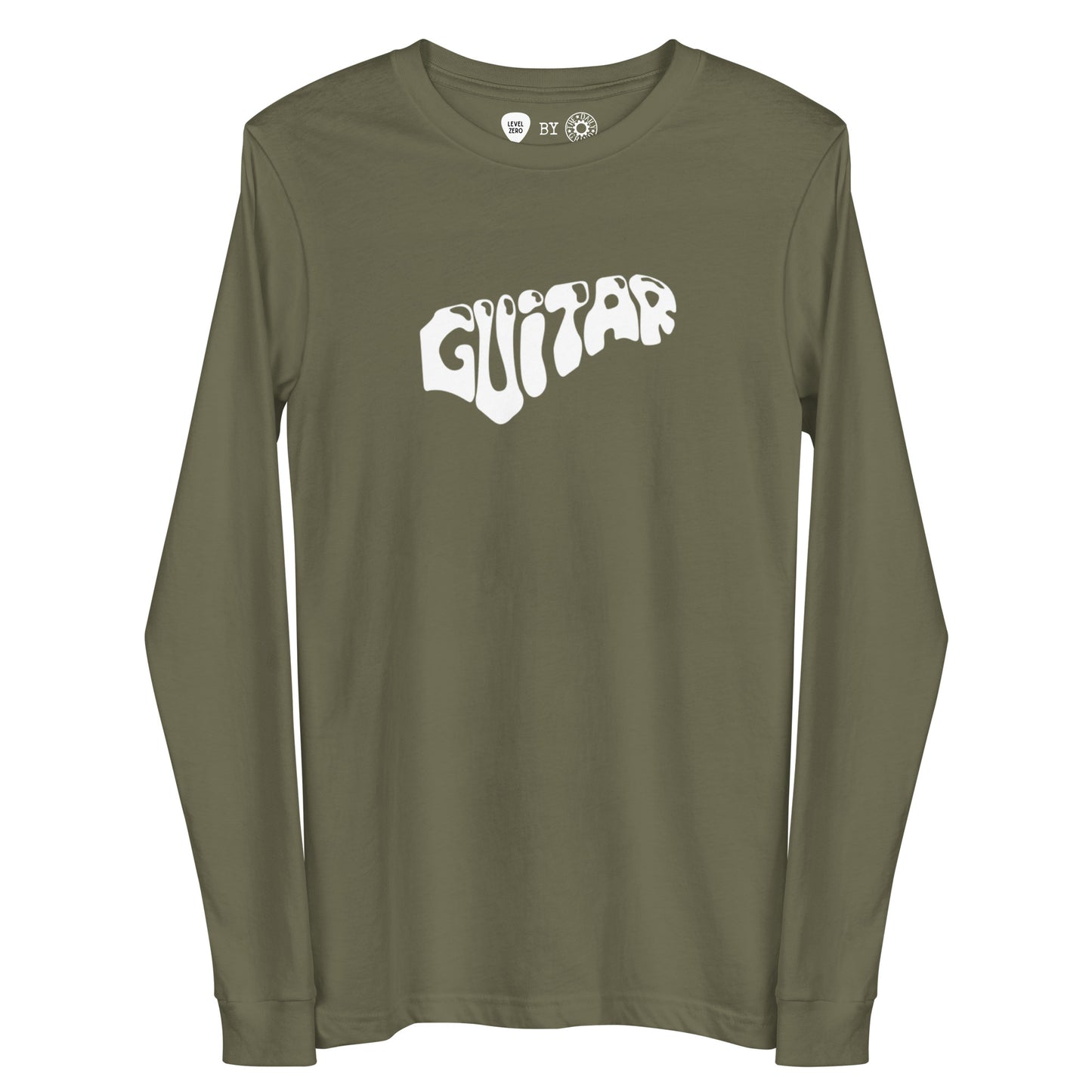 Word Guitar  Long Sleeve Tee