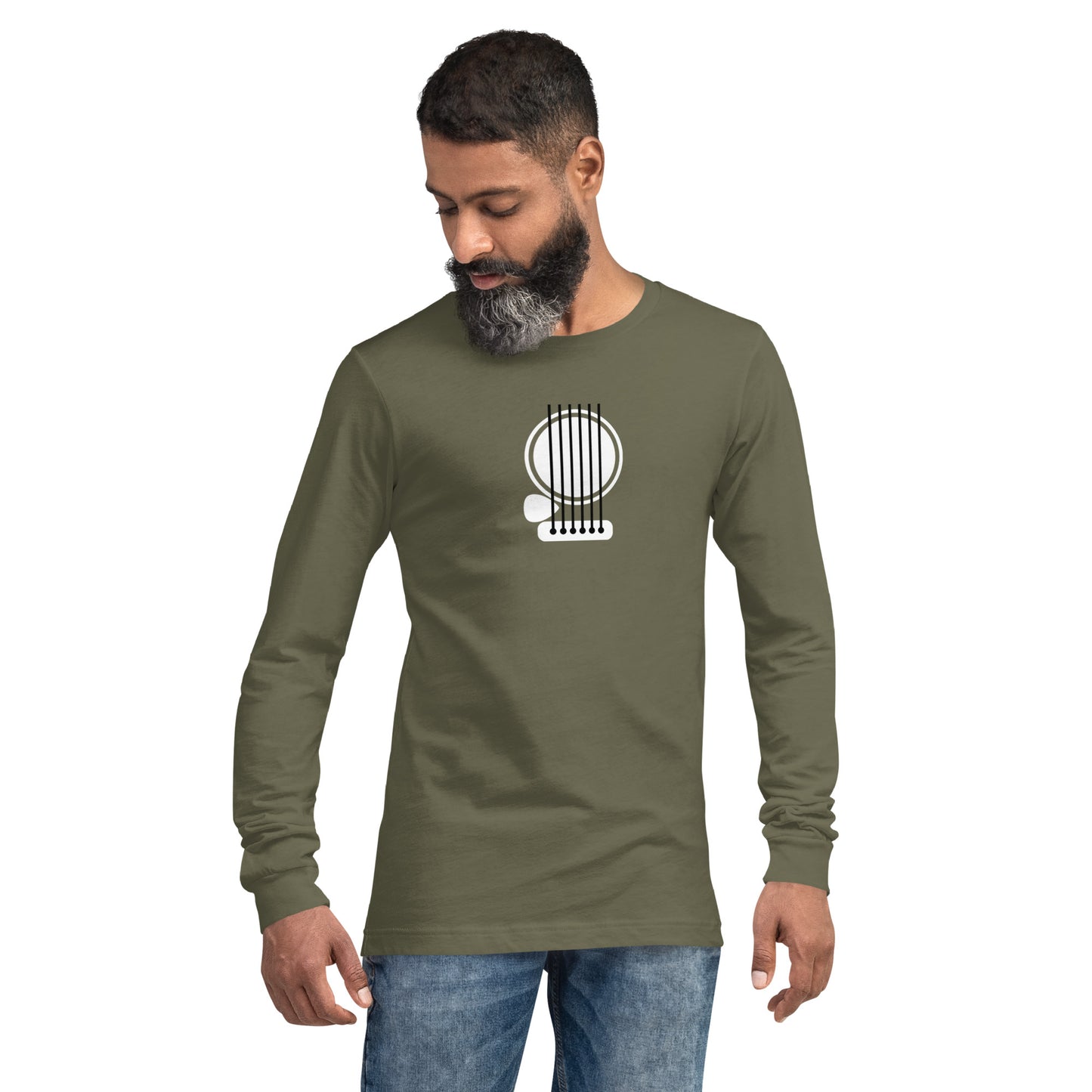 Guitar Strings Body Long Sleeve Tee