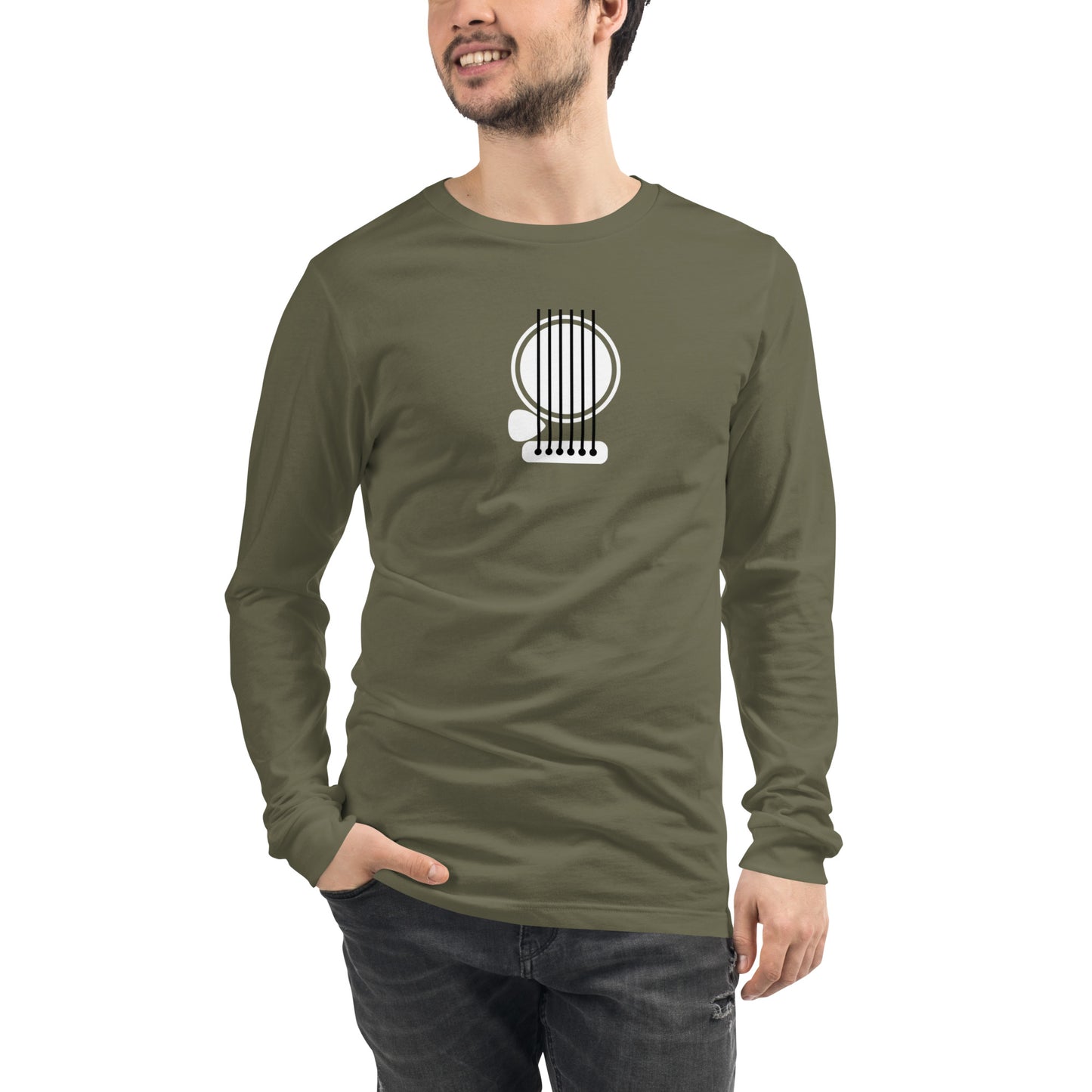 Guitar Strings Body Long Sleeve Tee