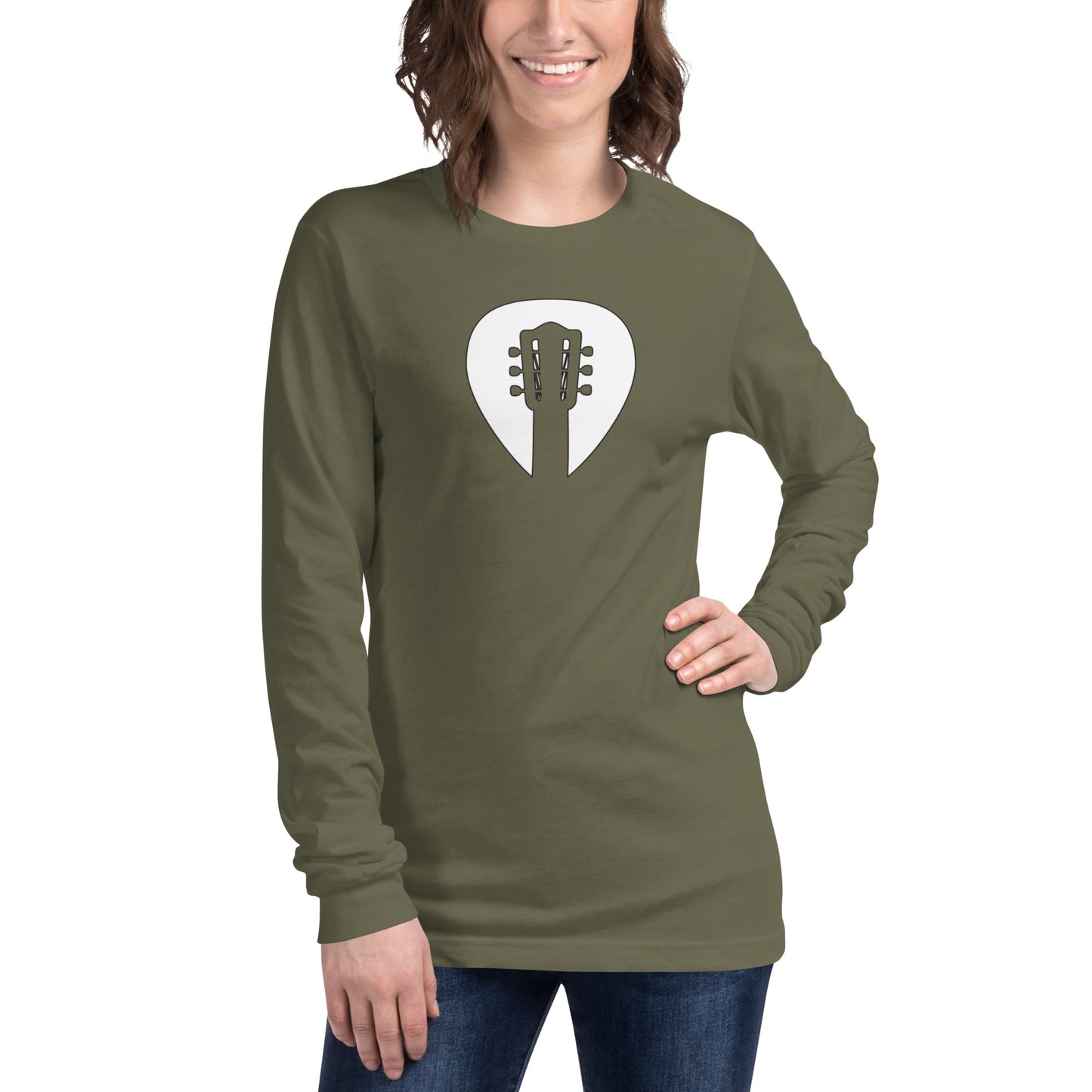 Guitar Pick Long Sleeve Tee