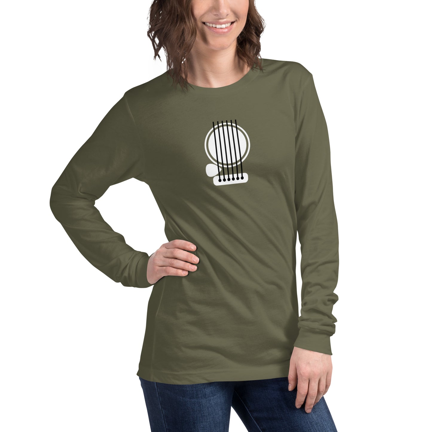 Guitar Strings Body Long Sleeve Tee