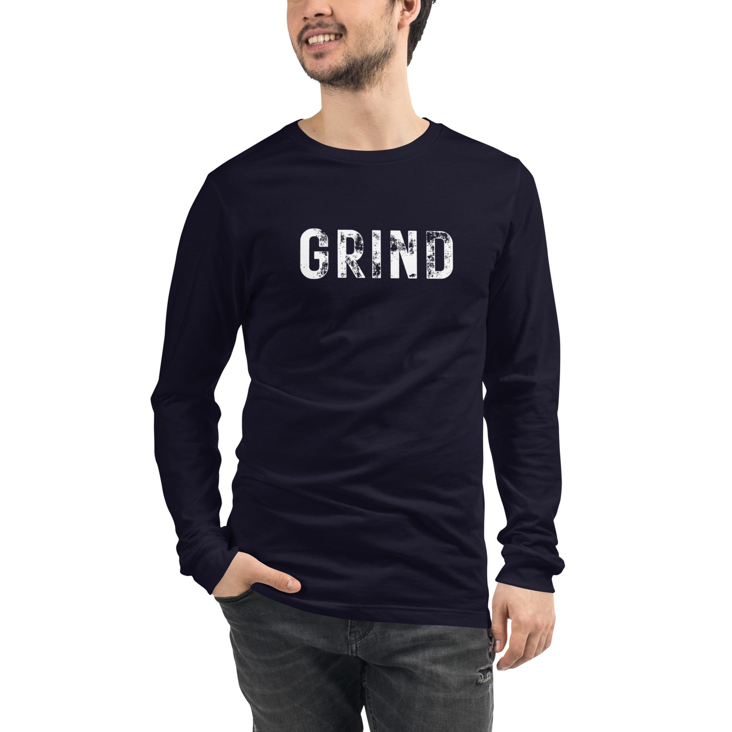 Stamped a grind Long Sleeve Tee