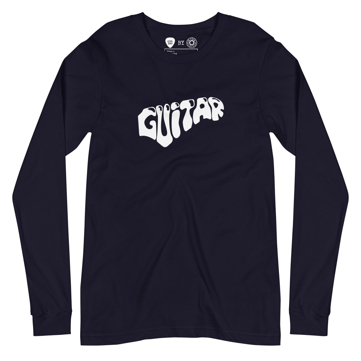 Word Guitar  Long Sleeve Tee