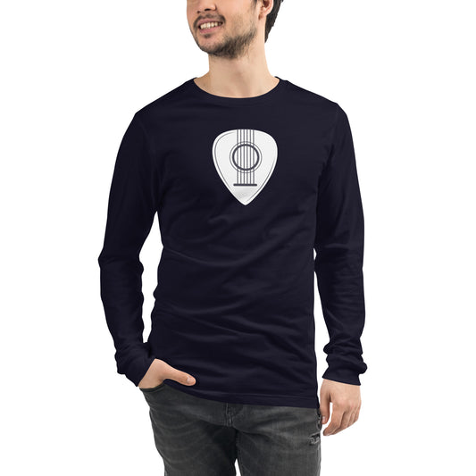 Guitar Pick in Navy Long Sleeve Tee