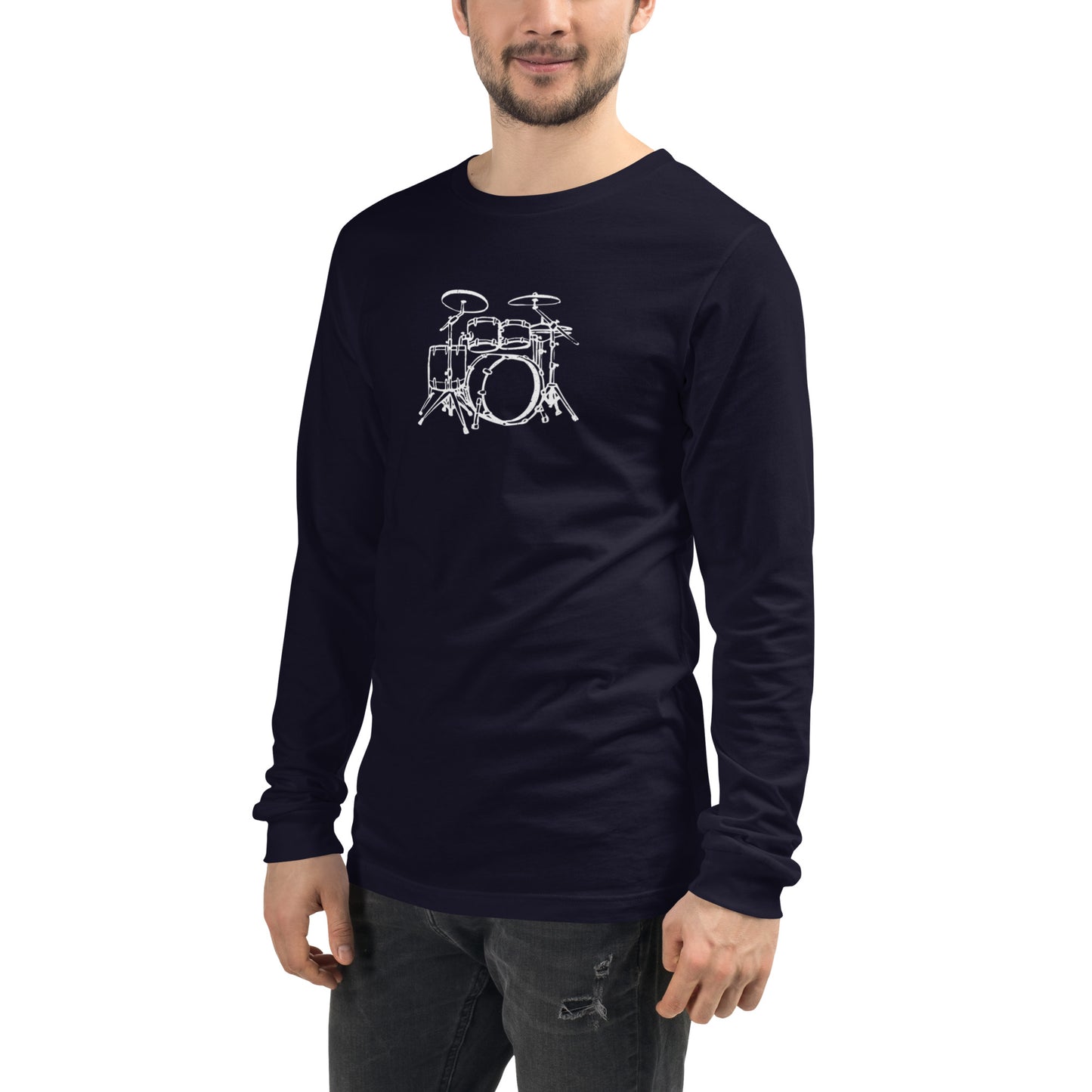 Drum Set Long Sleeve Tee