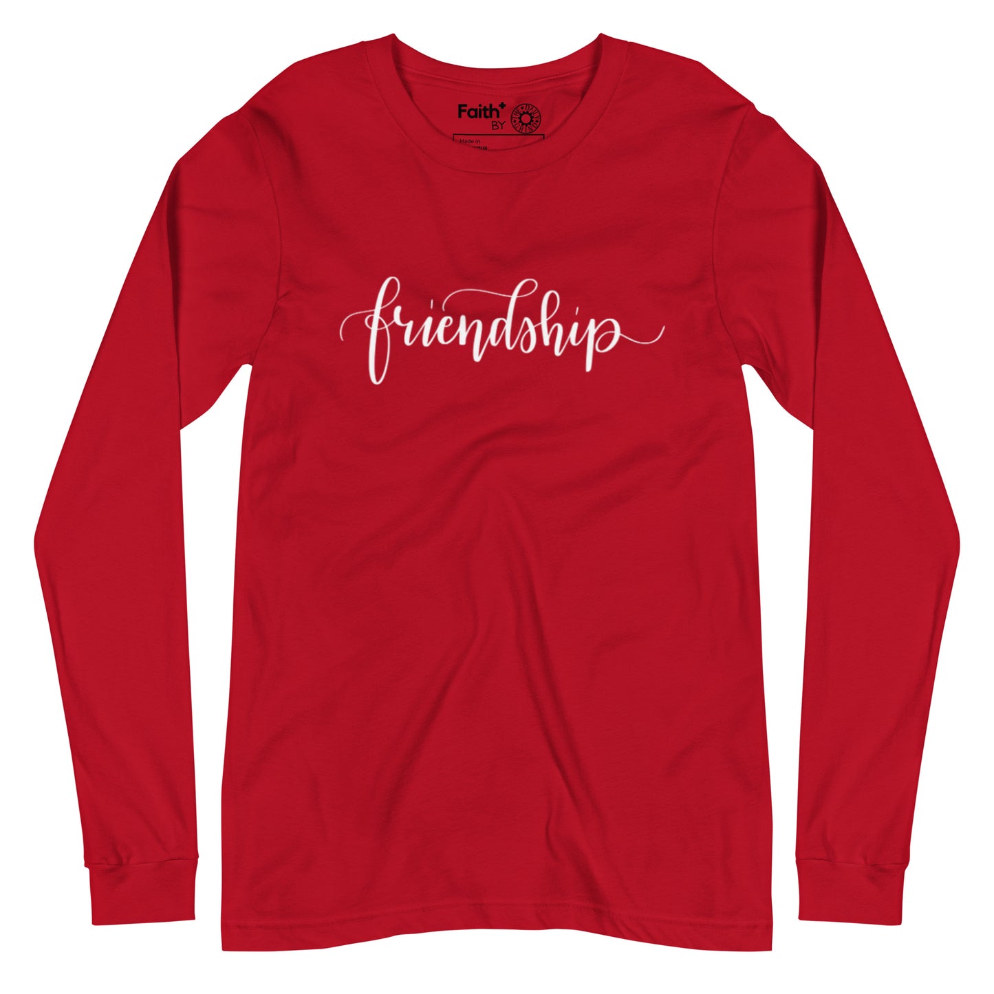 Friendship (white) Long Sleeve Tee