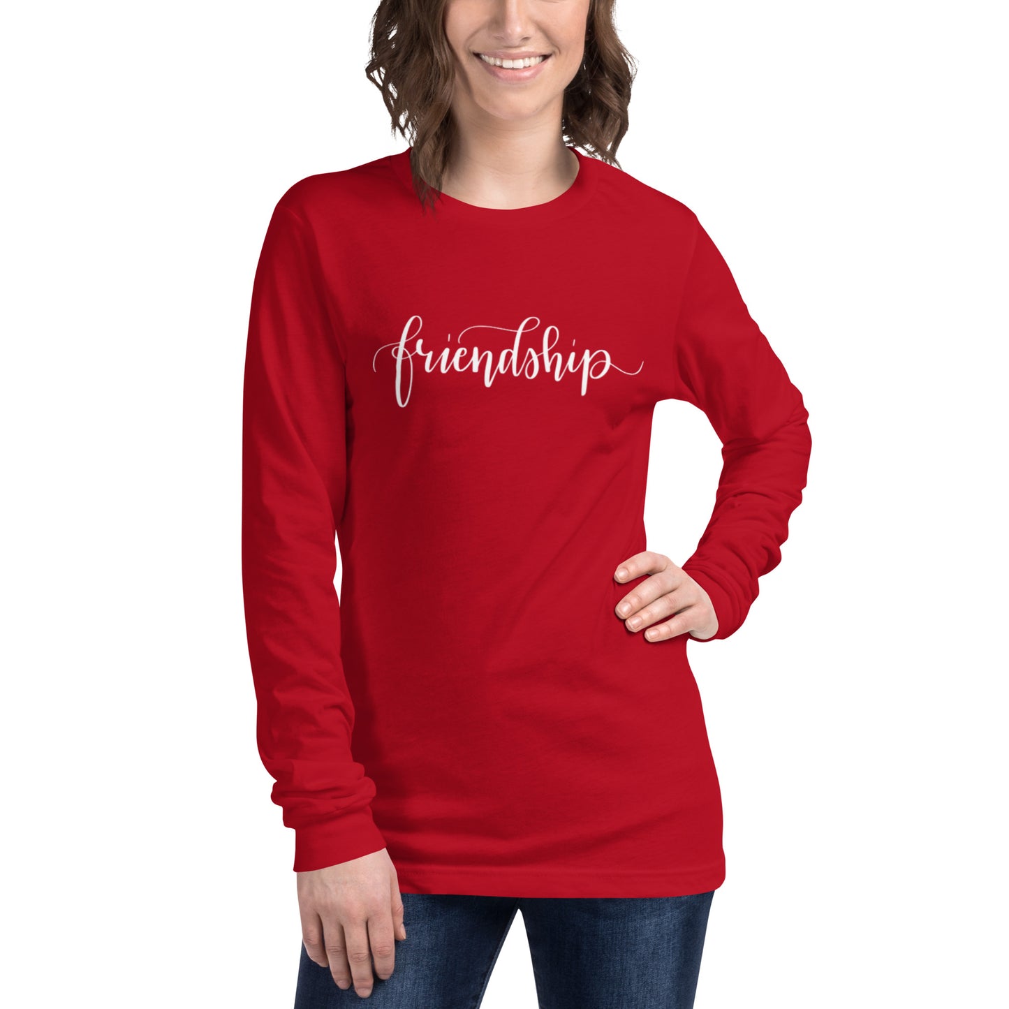 Friendship (white) Long Sleeve Tee