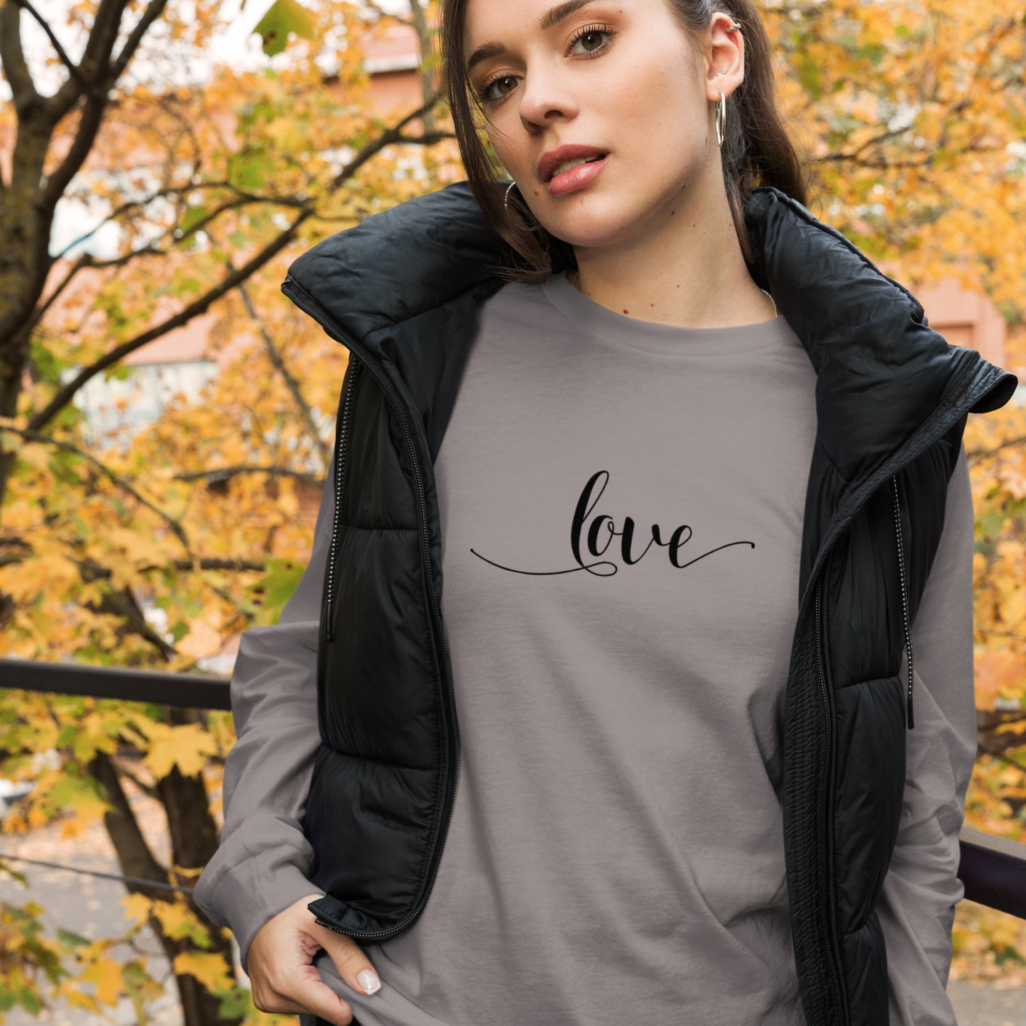 Love (black) Long Sleeve Tee