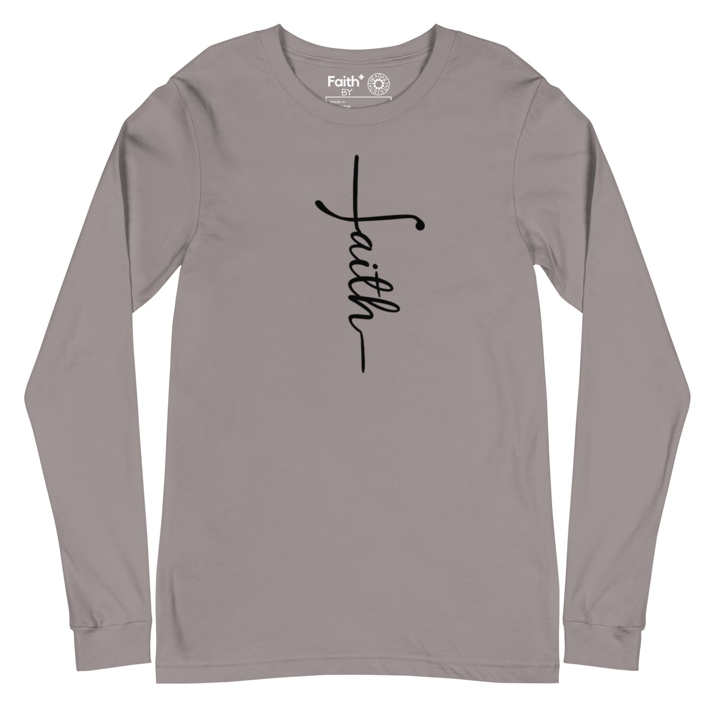 Faith (black) Long Sleeve Tee