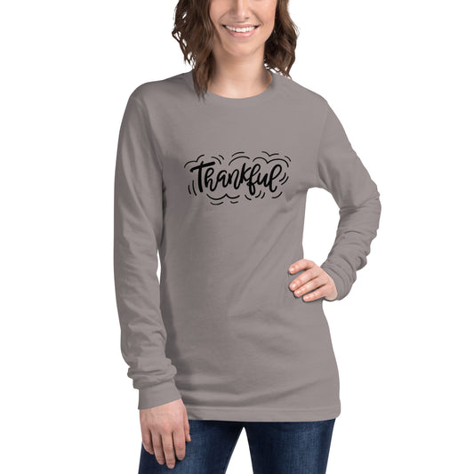 Thankful (black) Long Sleeve Tee