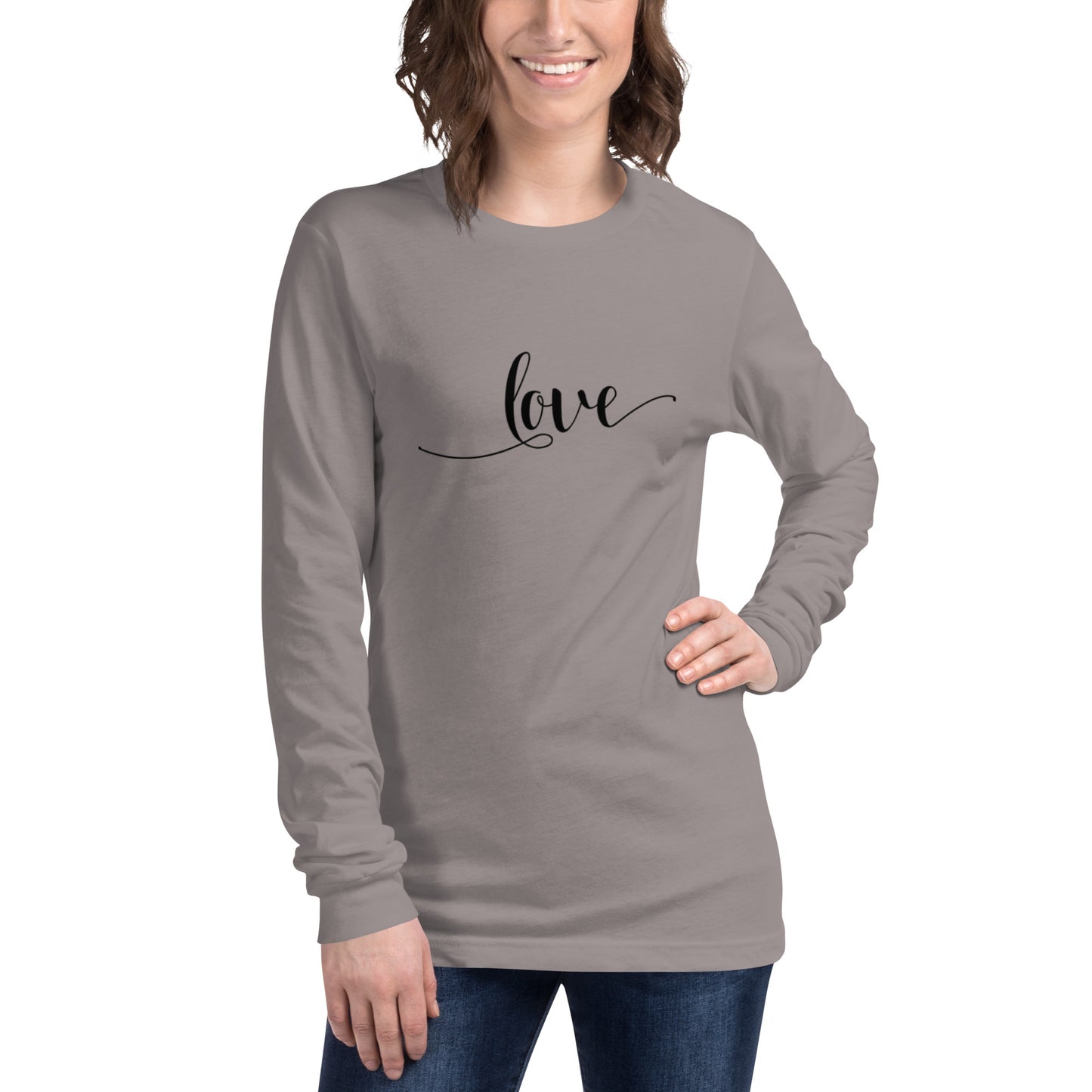 Love (black) Long Sleeve Tee