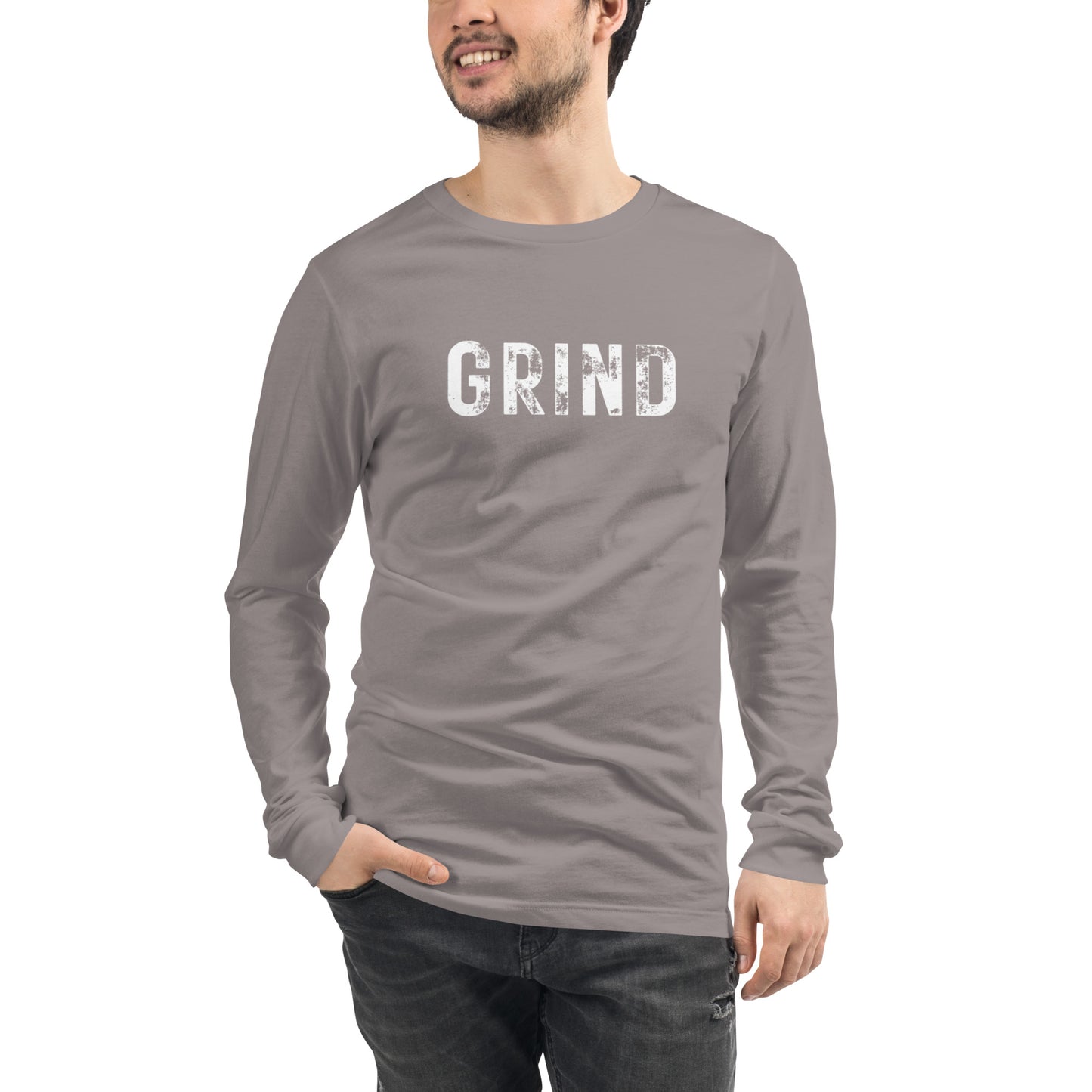 Stamped a grind Long Sleeve Tee