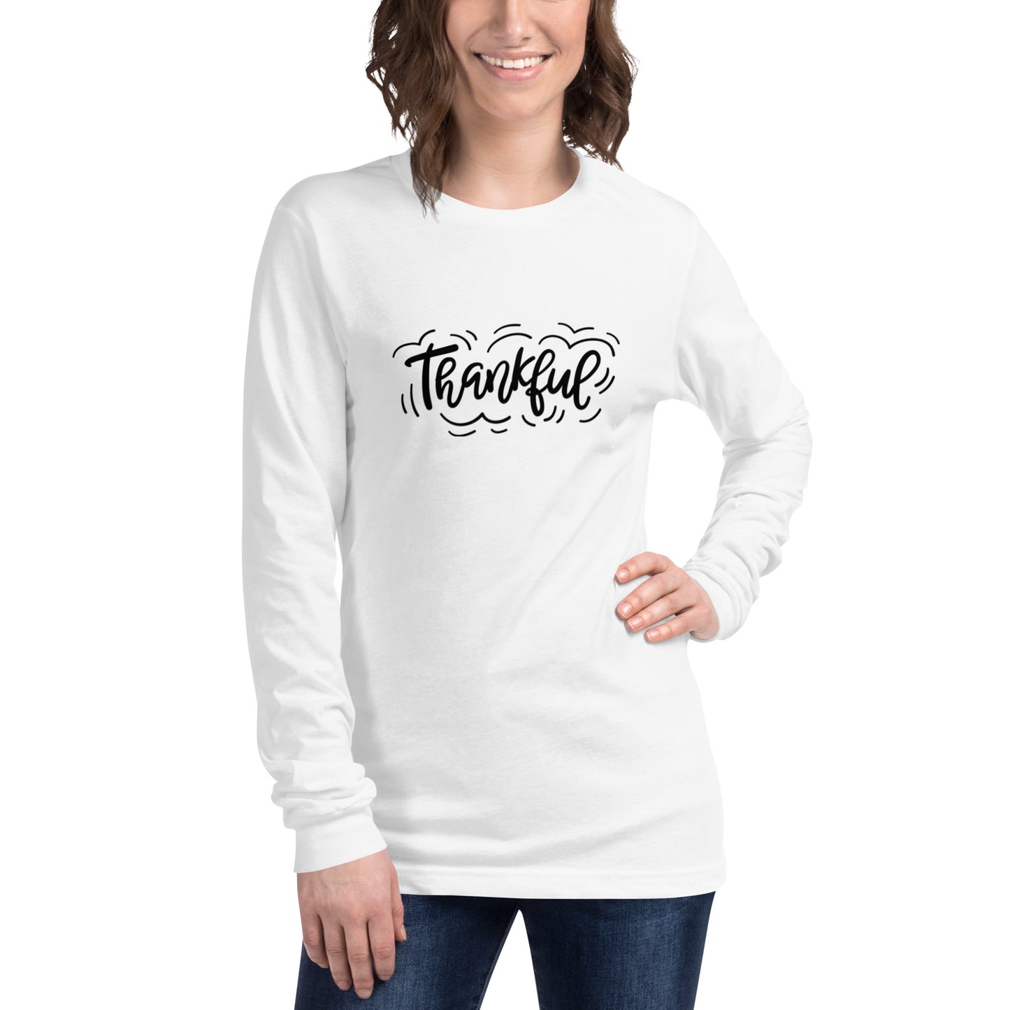 Thankful (black) Long Sleeve Tee