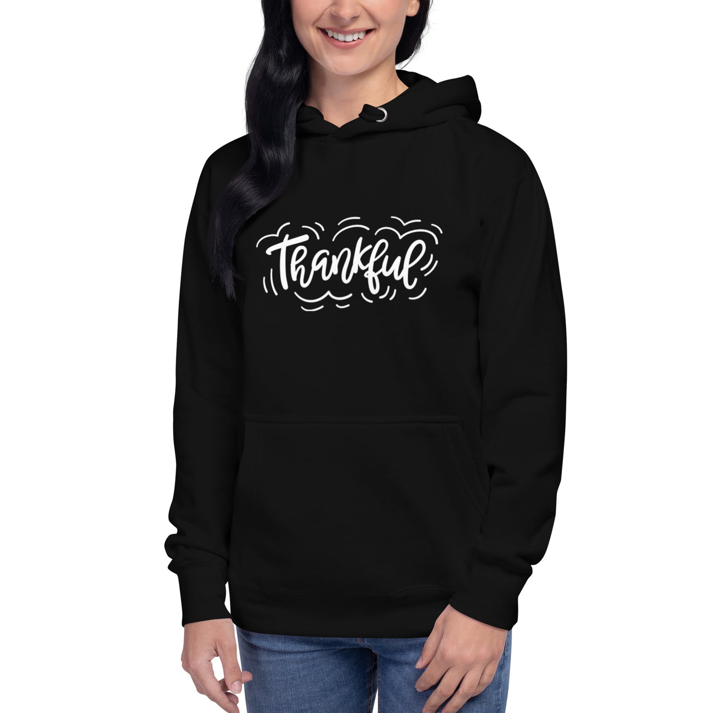 Thankful (white)  Hoodie