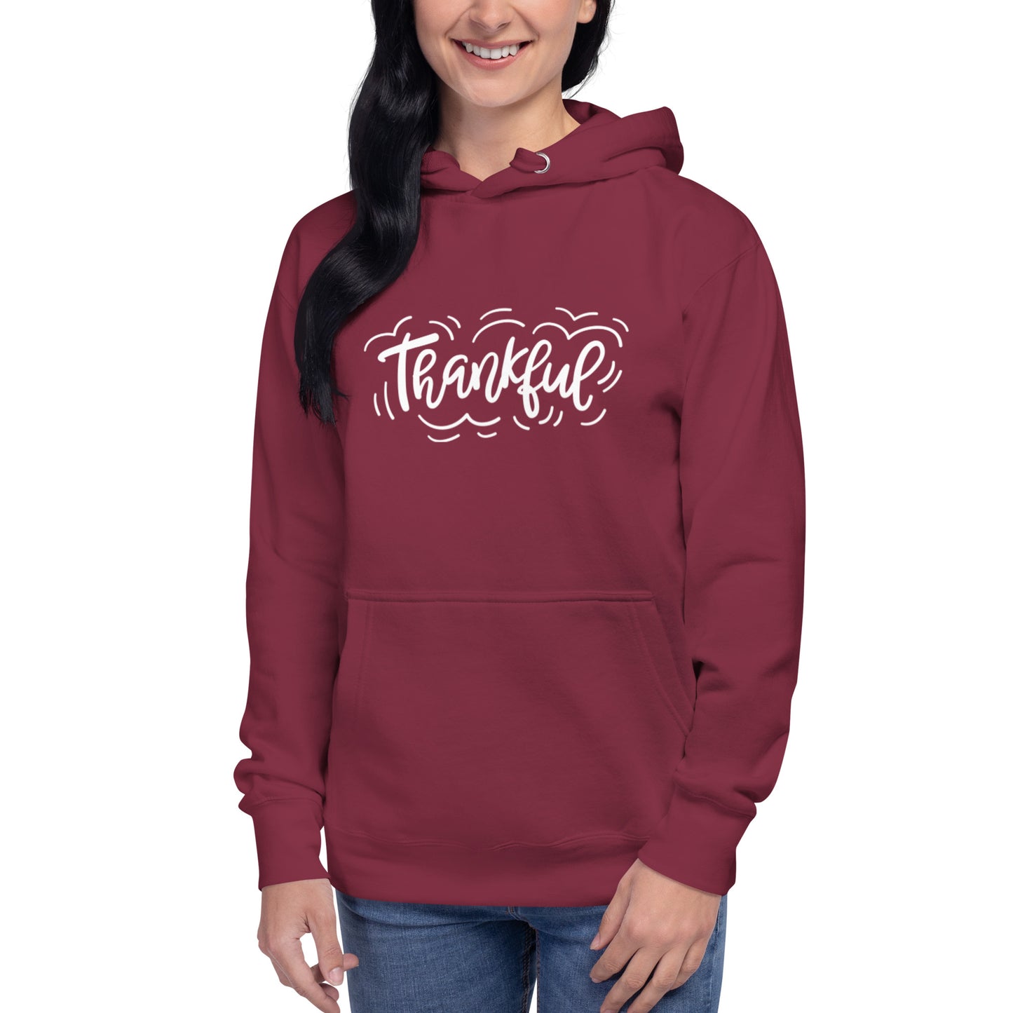 Thankful (white)  Hoodie