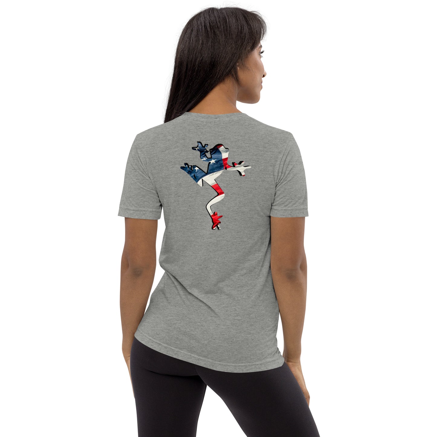 American Frog in Athletic Grey Short Sleeve T-Shirt