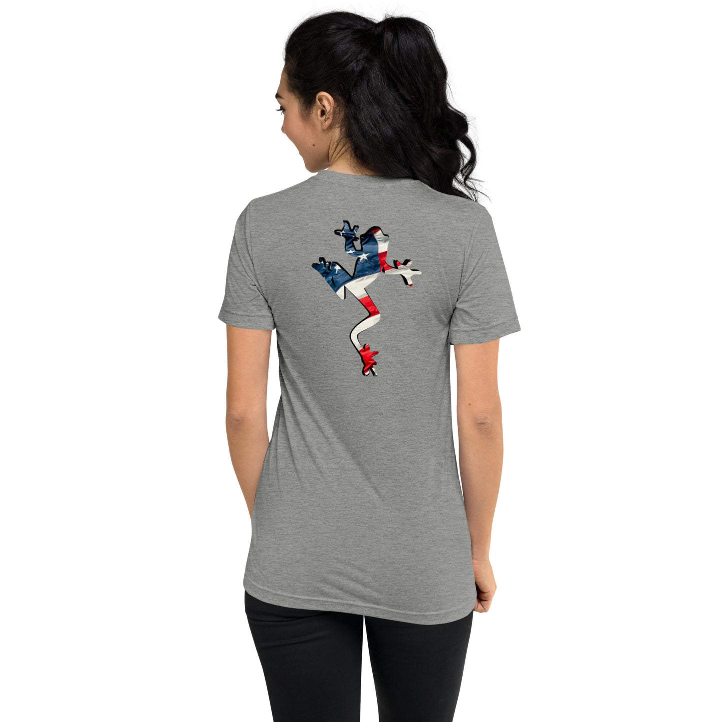 American Frog in Athletic Grey Short Sleeve T-Shirt