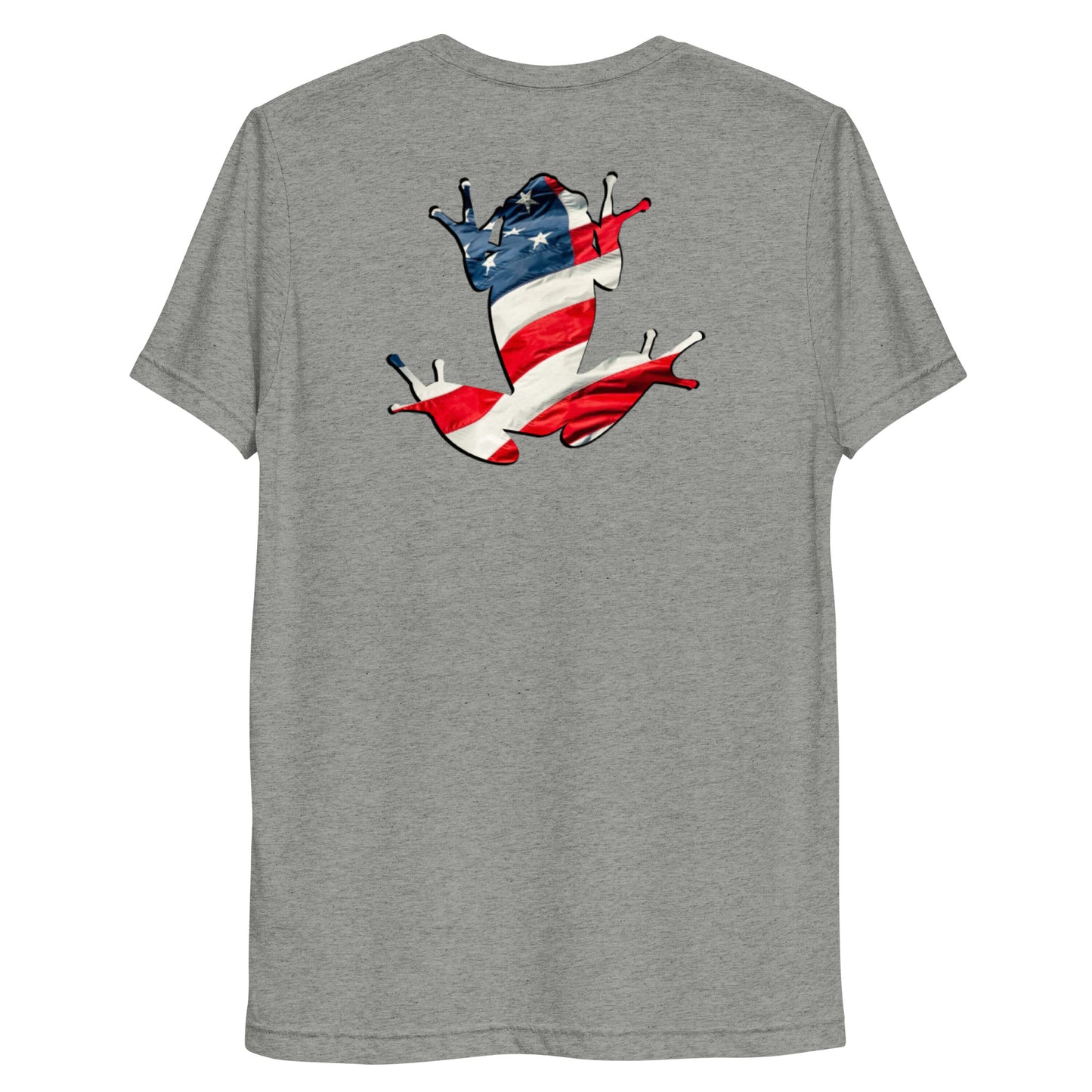 American Frog in Athletic Gray Short Sleeve T-Shirt