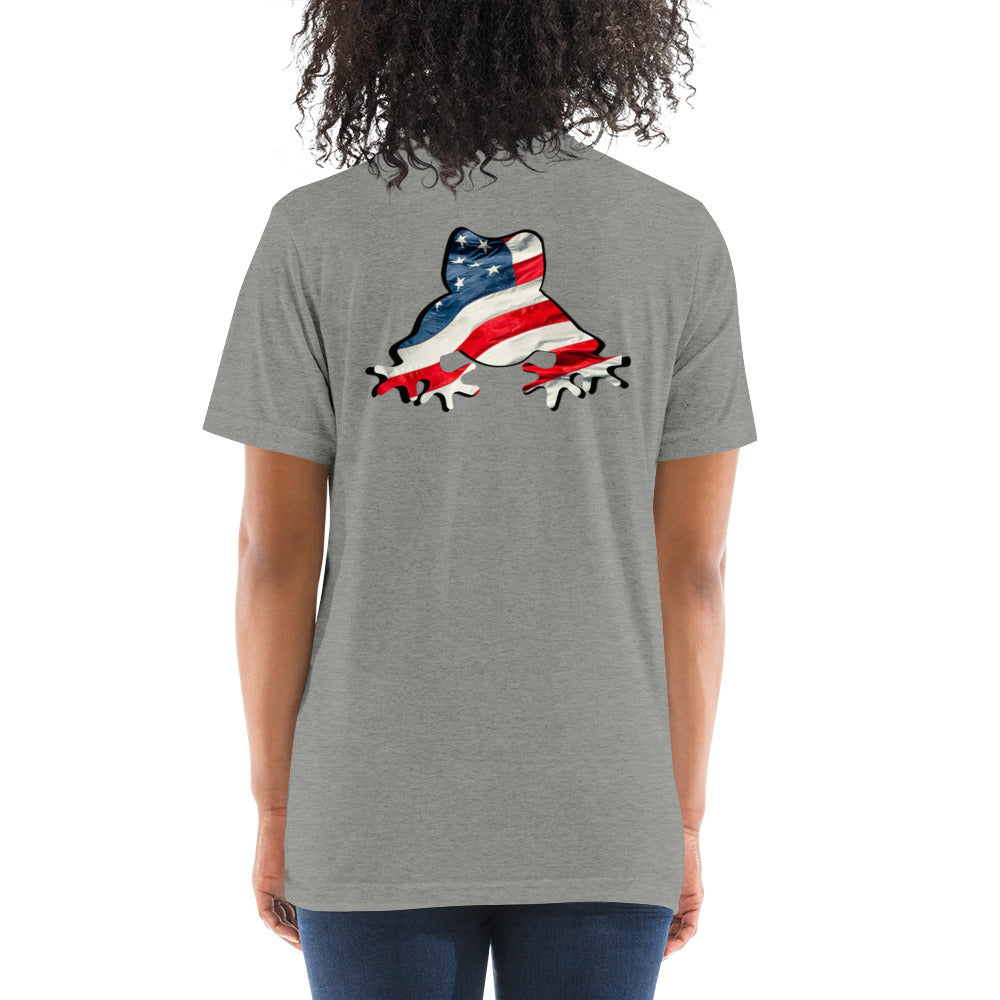 American Frog in Athletic Grey Short Sleeve T-Shirt