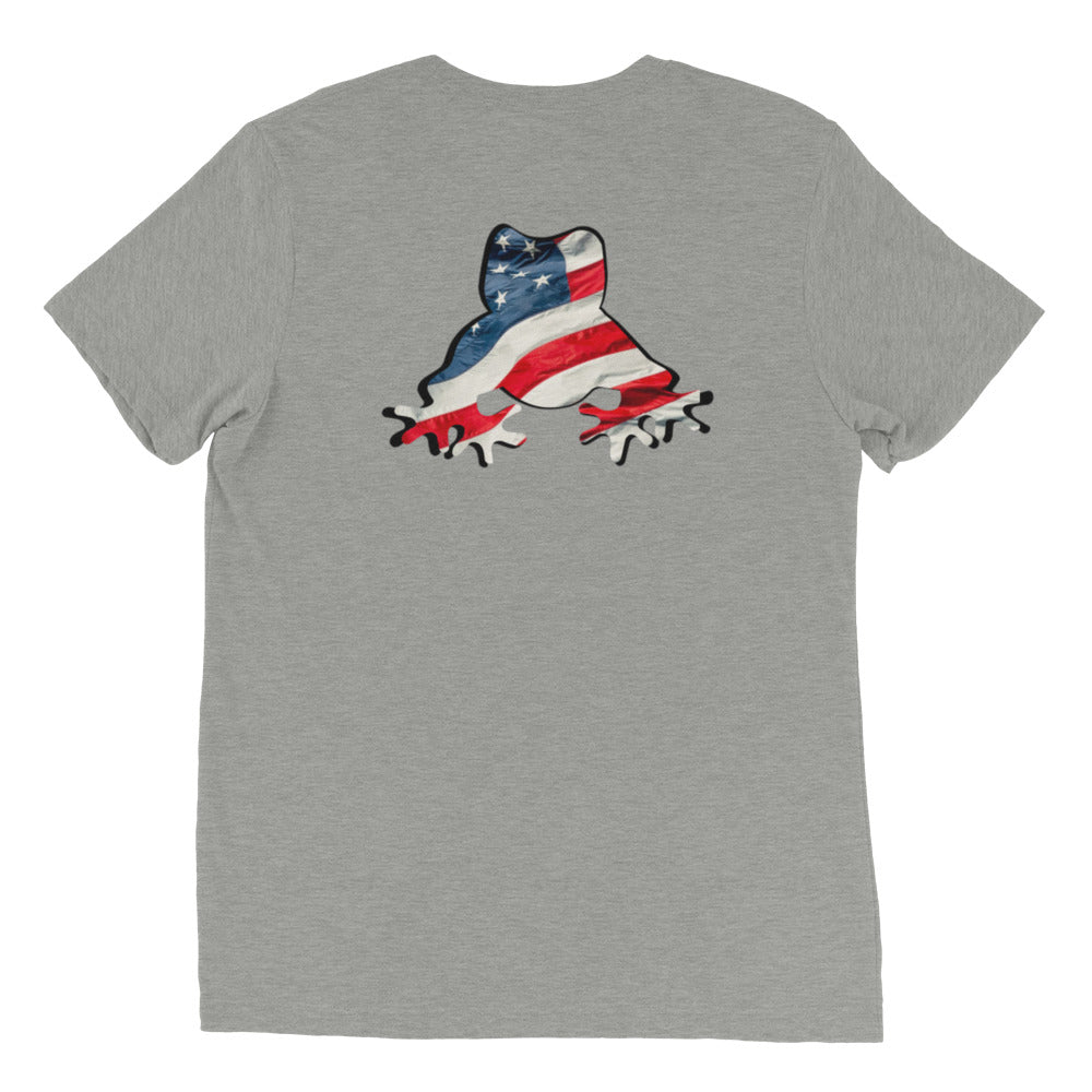 American Frog in Athletic Grey Short Sleeve T-Shirt