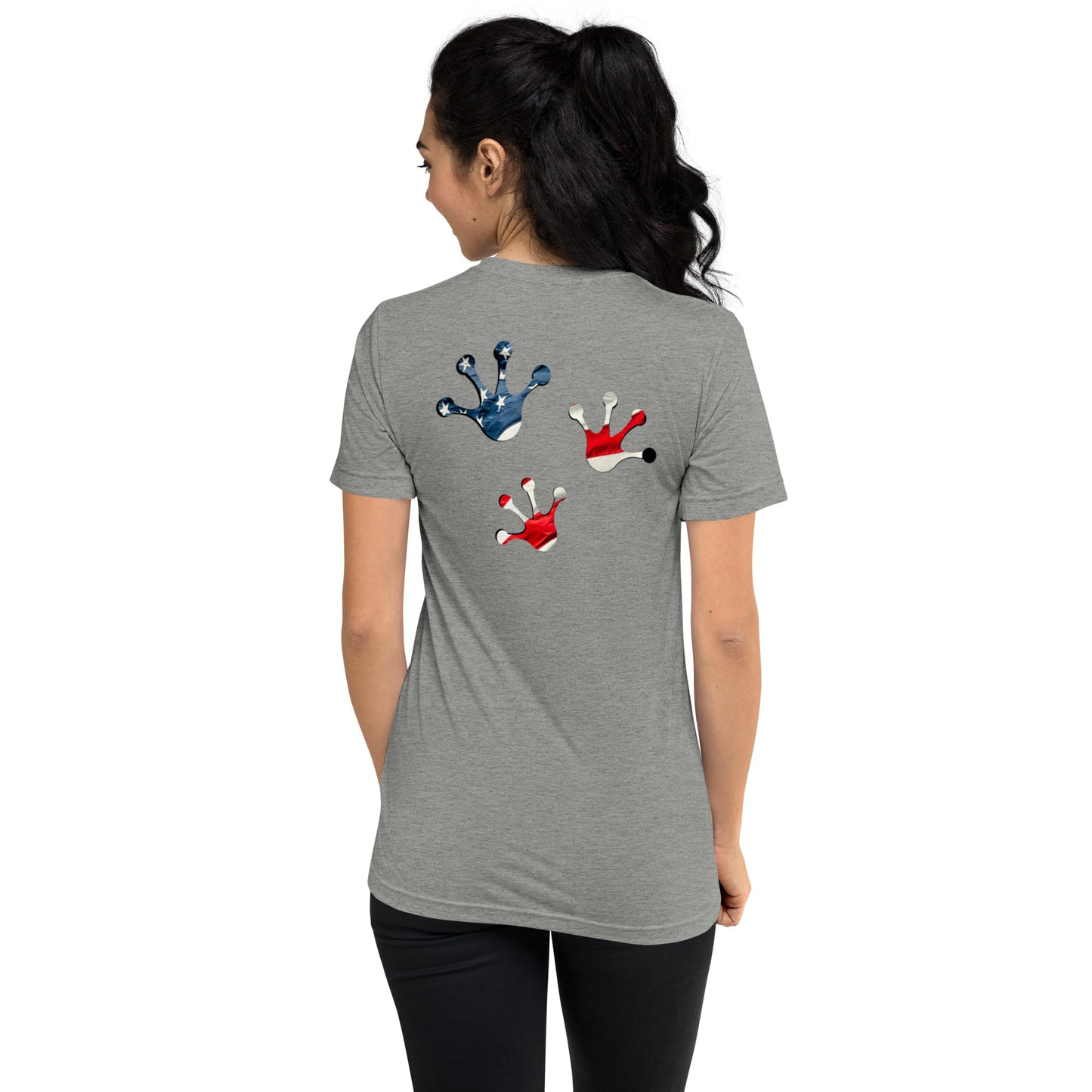 American Frog in Athletic Grey Short Sleeve T-Shirt