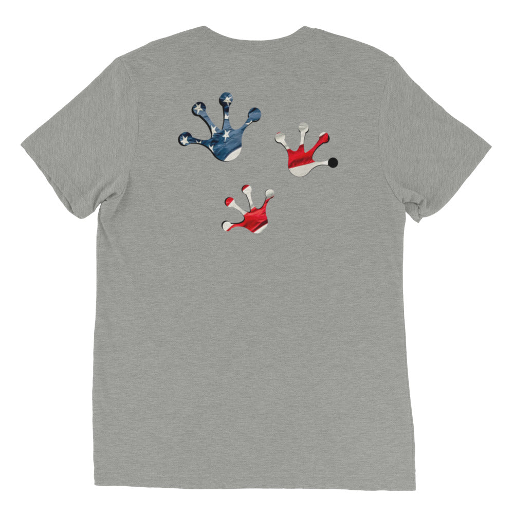 American Frog in Athletic Grey Short Sleeve T-Shirt