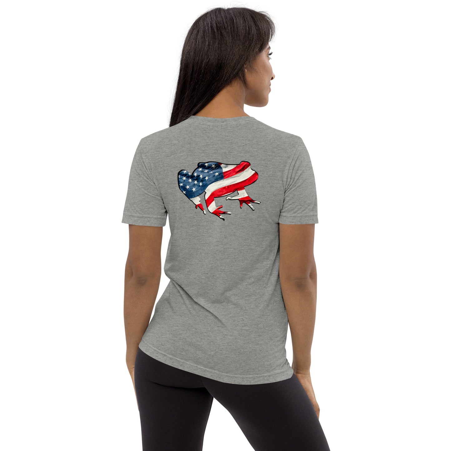 American Frog in Athletic Grey Short Sleeve T-Shirt