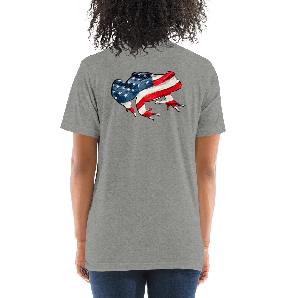 American Frog in Athletic Grey Short Sleeve T-Shirt