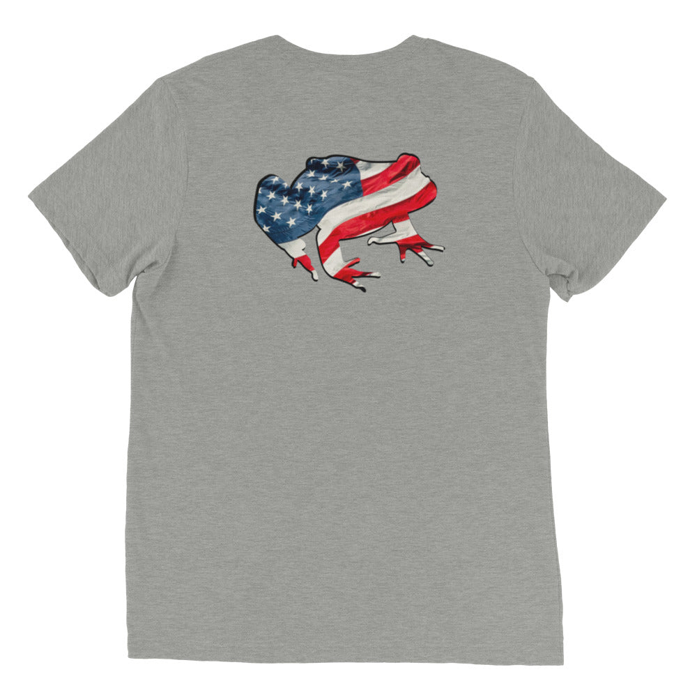 American Frog in Athletic Grey Short Sleeve T-Shirt