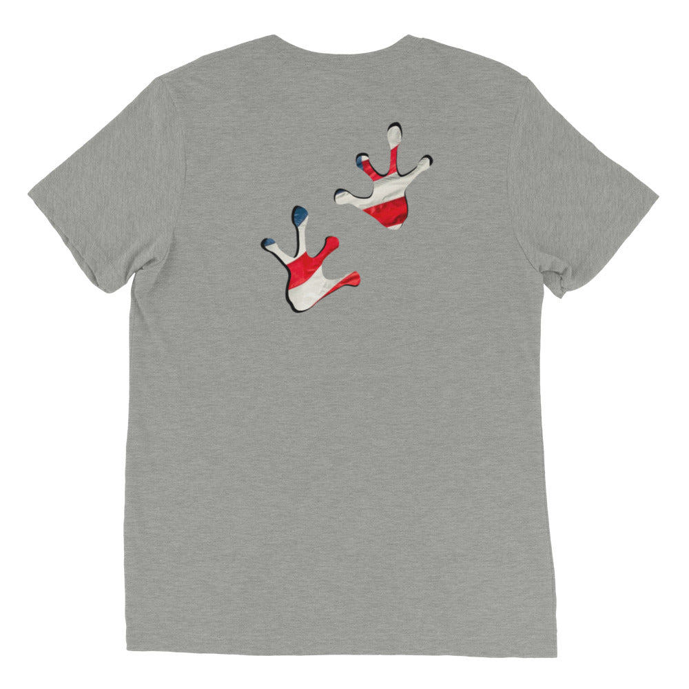 American Frog in Athletic Grey Short Sleeve T-Shirt