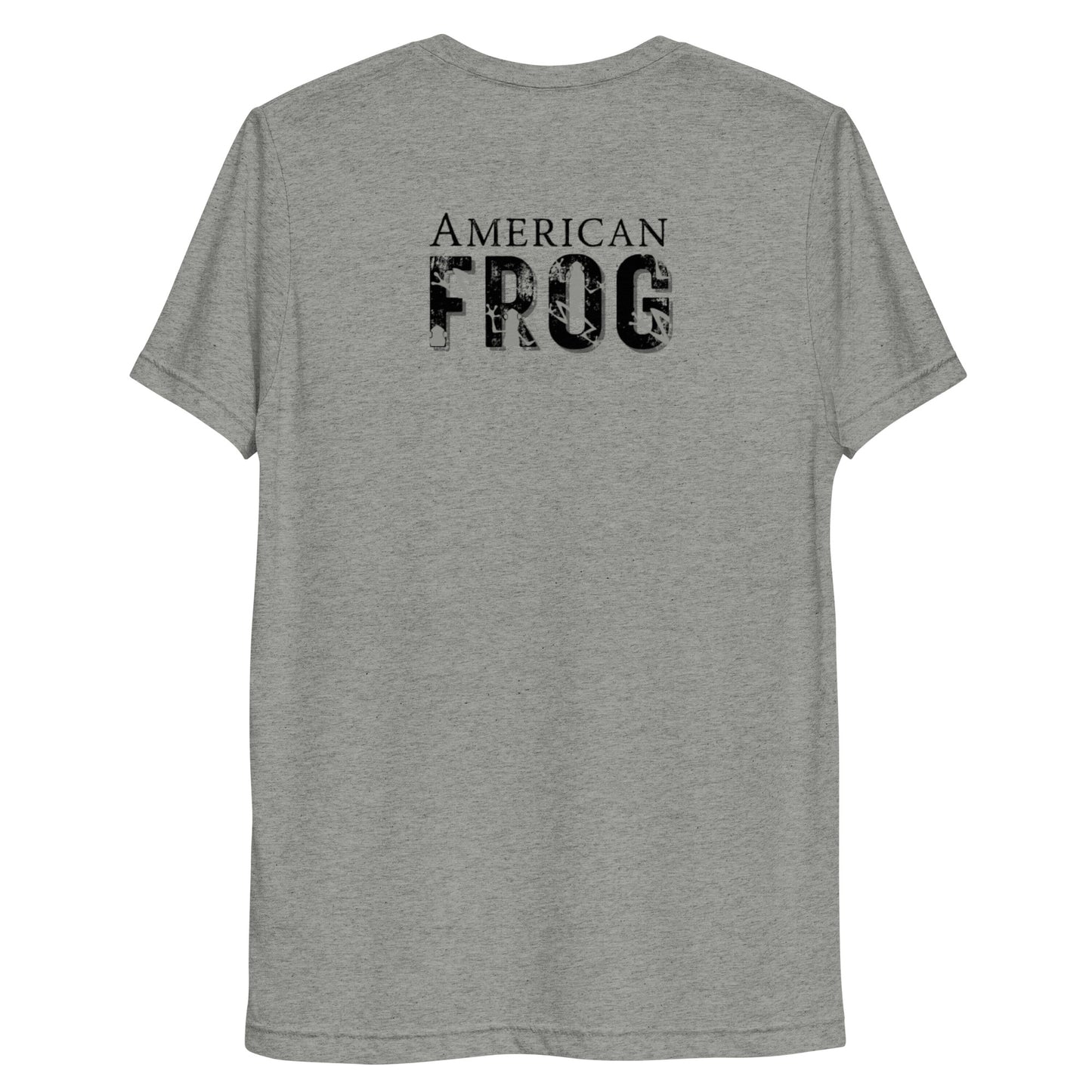 American Frog in Athletic Gray Short Sleeve T-Shirt