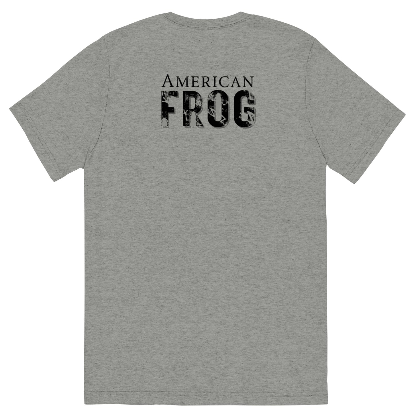 American Frog in Athletic Gray Short Sleeve T-Shirt