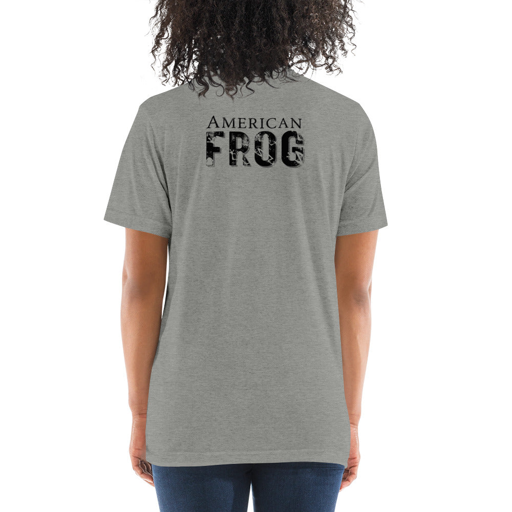 American Frog in Athletic Gray Short Sleeve T-Shirt