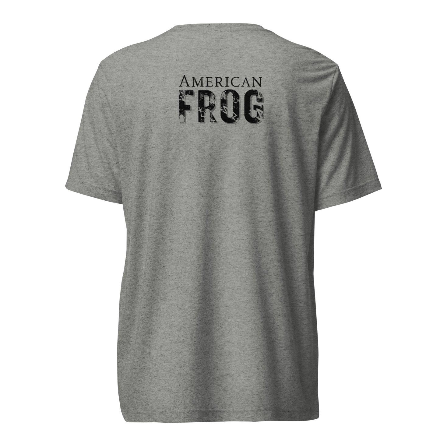 American Frog in Athletic Gray Short Sleeve T-Shirt