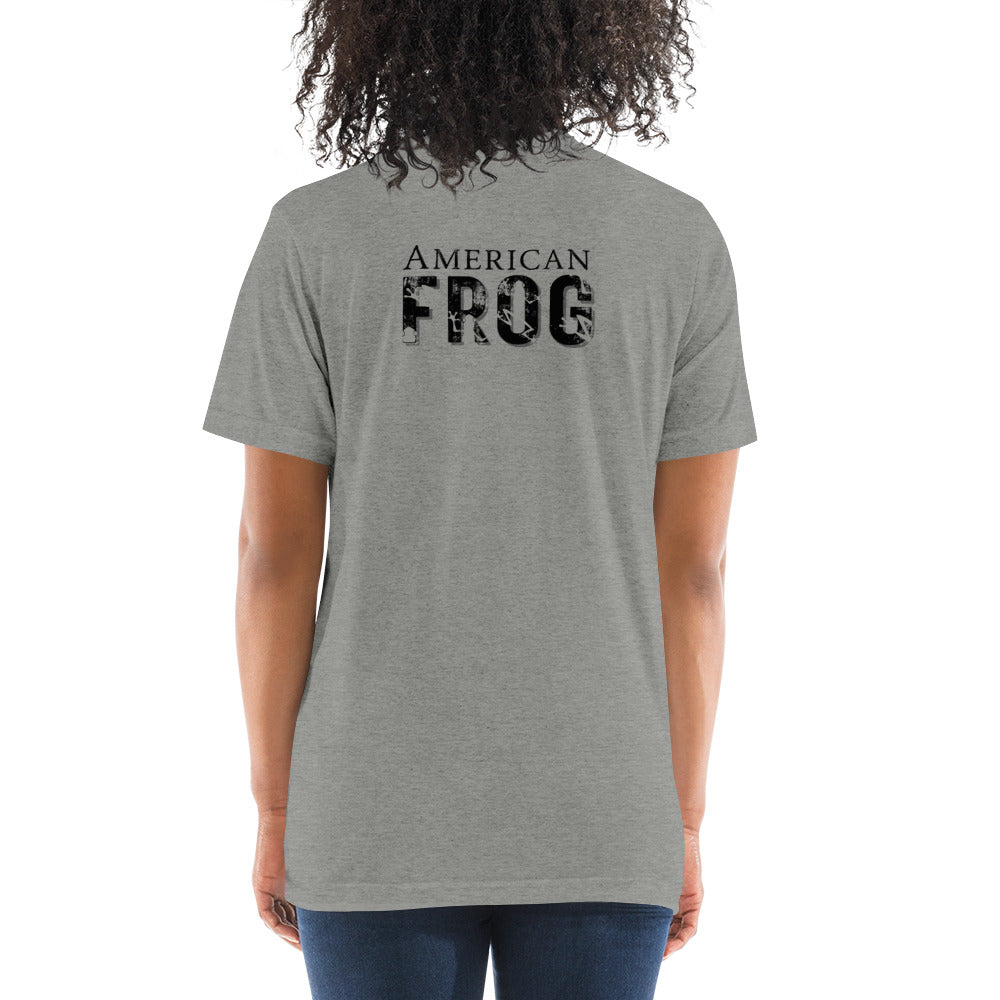 American Frog in Athletic Gray Short Sleeve T-Shirt