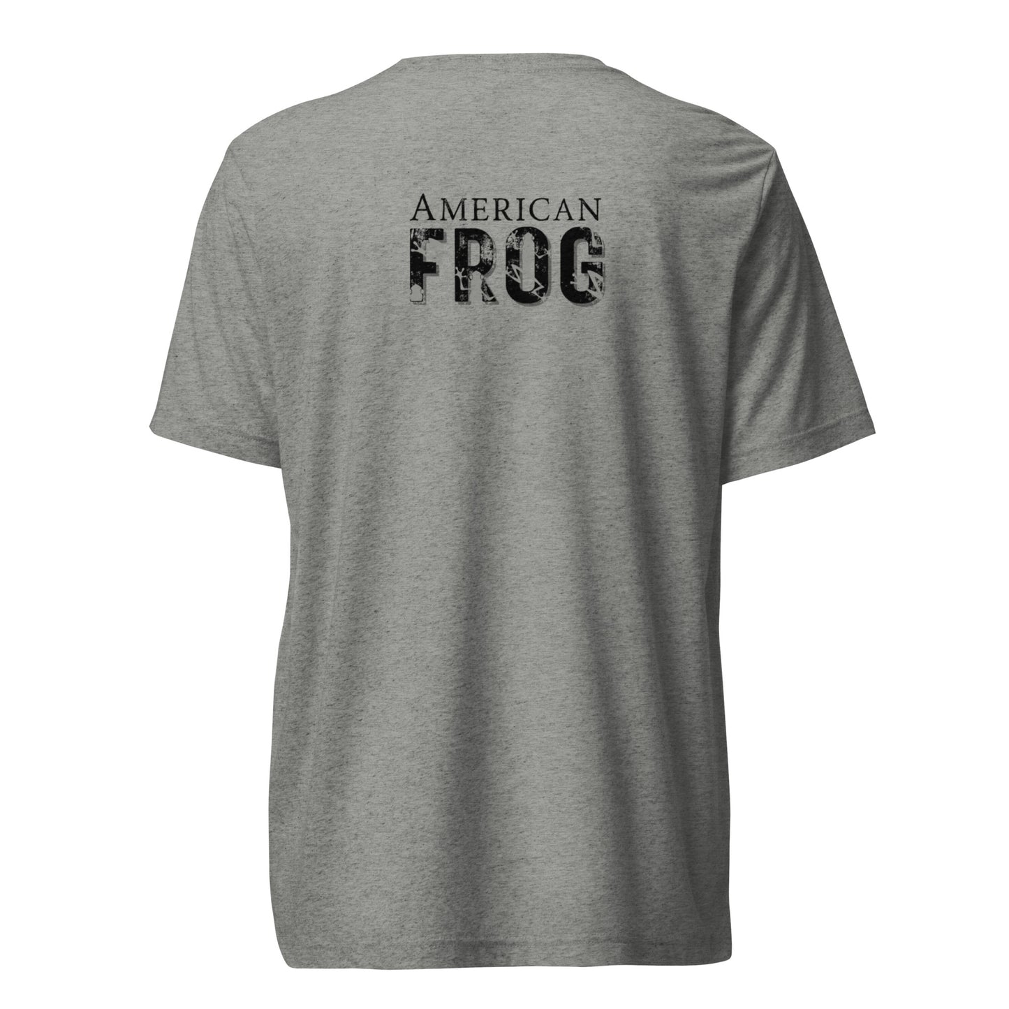 American Frog in Athletic Gray Short Sleeve T-Shirt