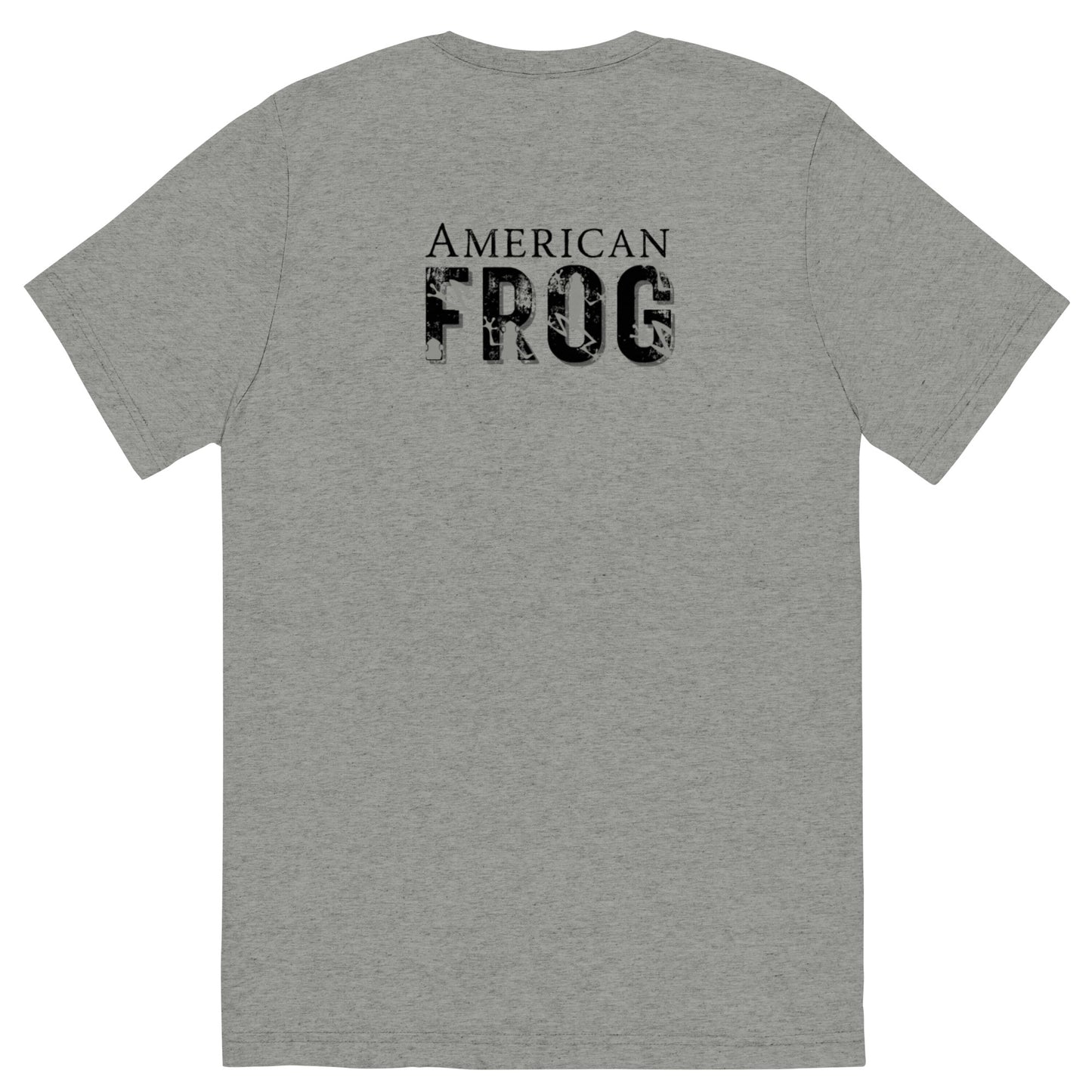 American Frog in Athletic Gray Short Sleeve T-Shirt