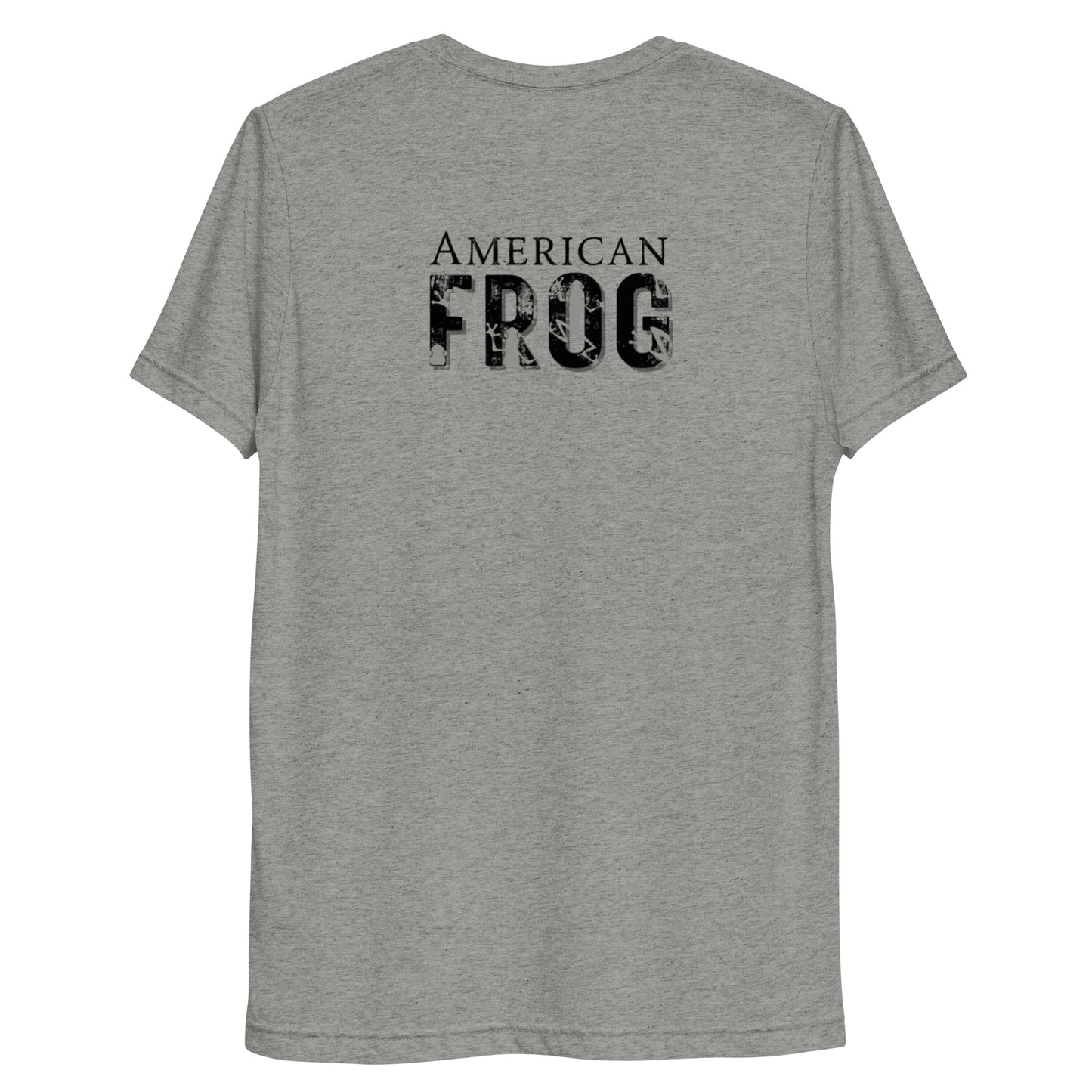 American Frog in Athletic Gray Short Sleeve T-Shirt