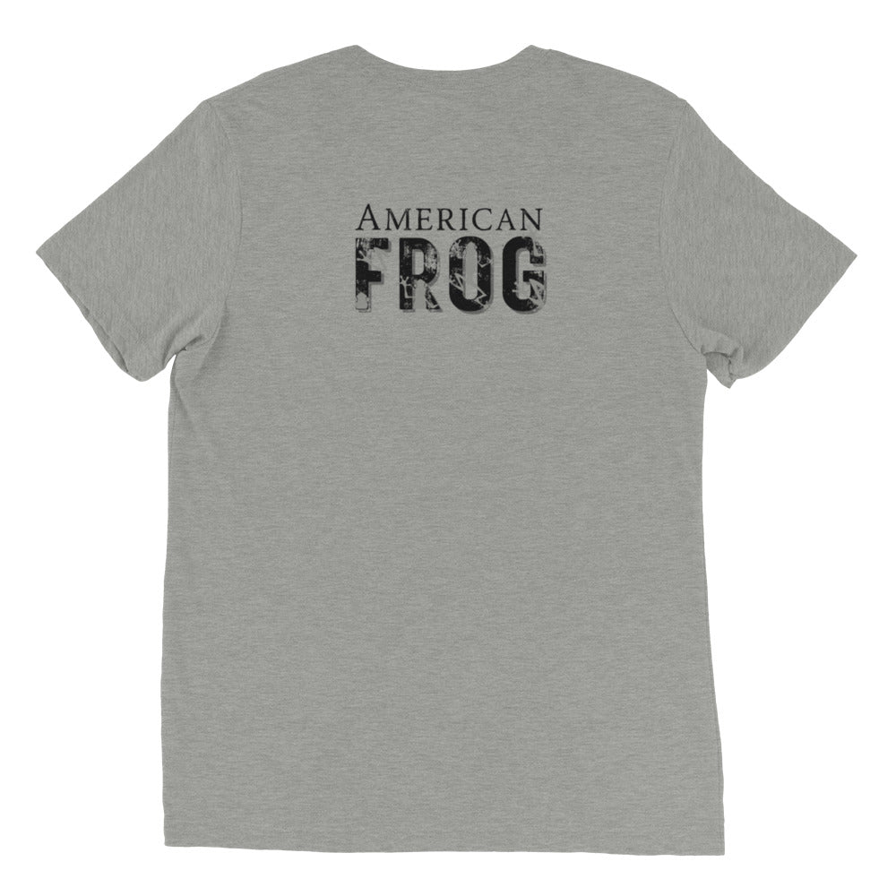 American Frog in Athletic Gray Short Sleeve T-Shirt