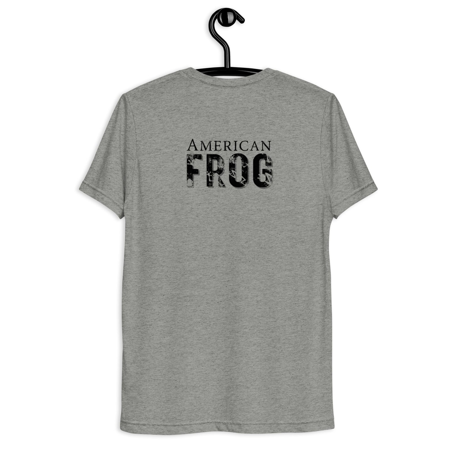 American Frog in Athletic Gray Short Sleeve T-Shirt