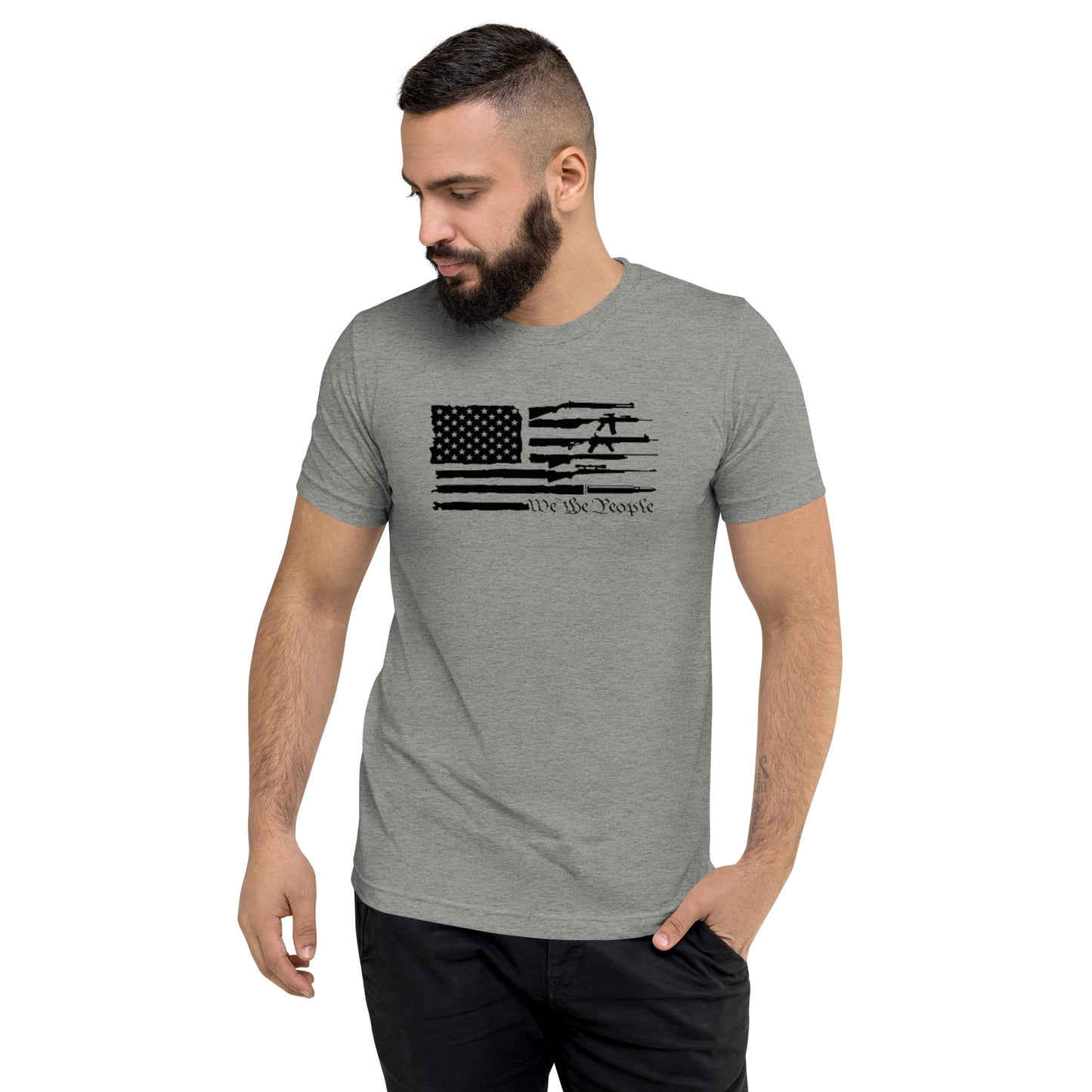 We the People American Flag Short Sleeve T-Shirt